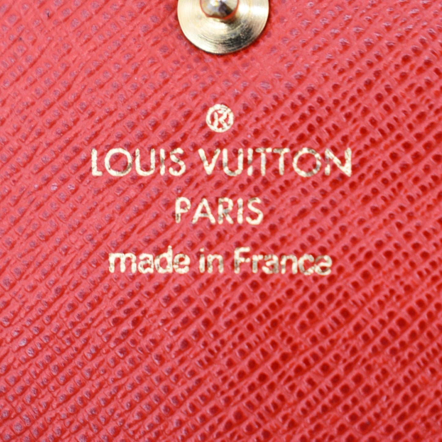 LOUIS VUITTON Groom Portefeuille Sarah Monogram Canvas Wallet Brown