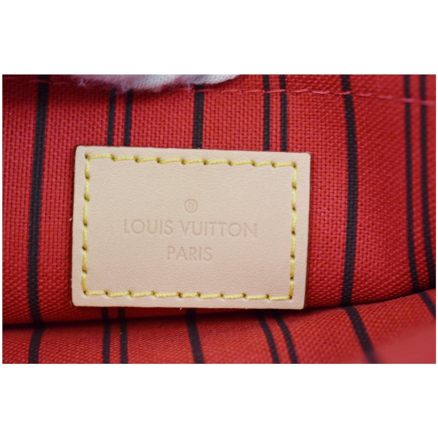 LOUIS VUITTON Pochette Wristlet Monogram Canvas Neverfull MM Brown