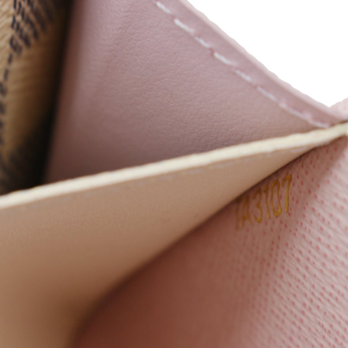 LOUIS VUITTON Sarah Damier Azur Wallet White