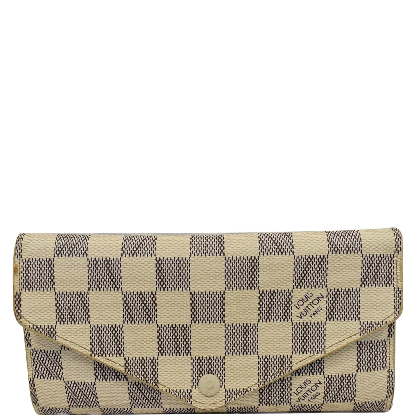 LOUIS VUITTON Josephine  Damier Azur Wallet White