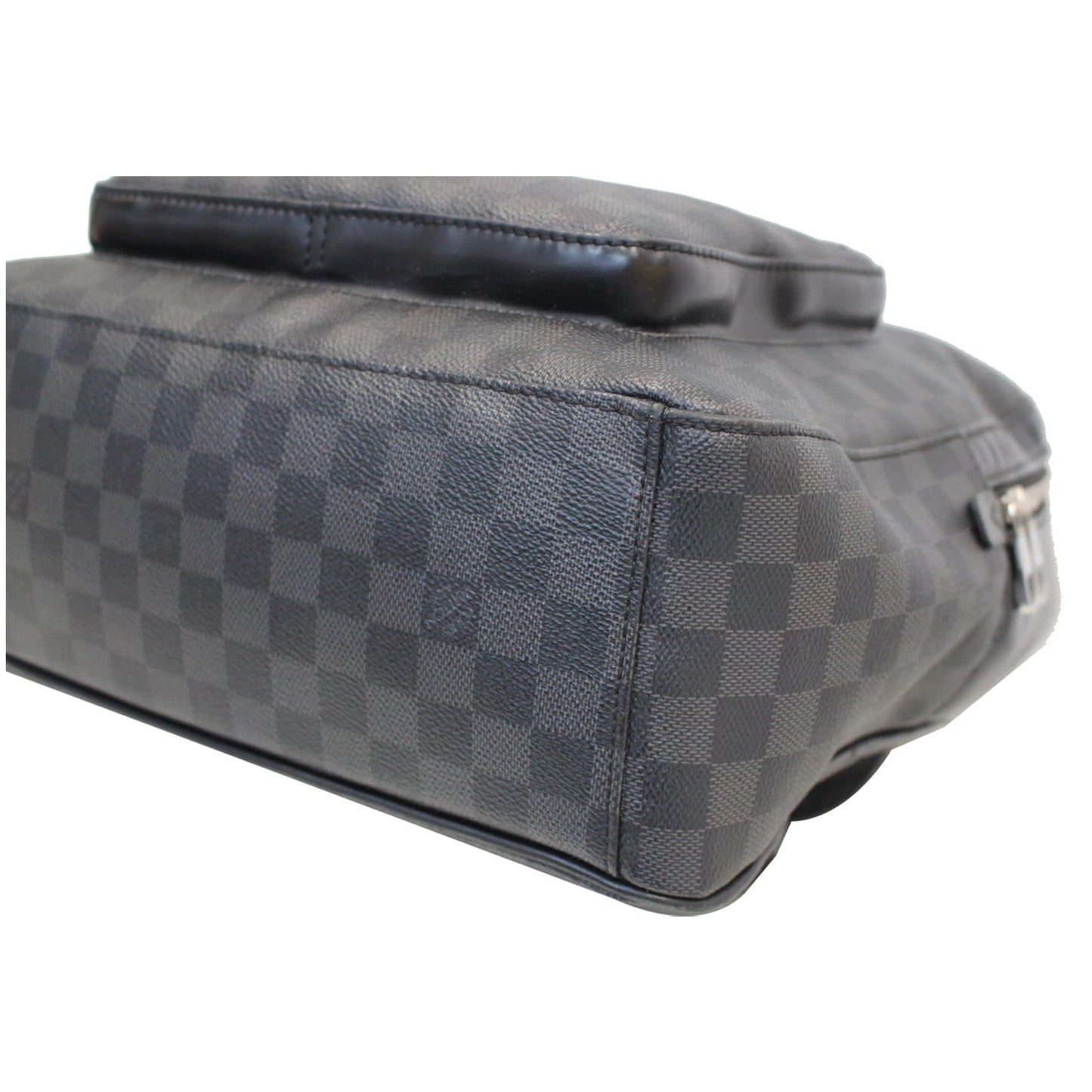 LOUIS VUITTON Josh Damier Graphite Backpack Bag Black