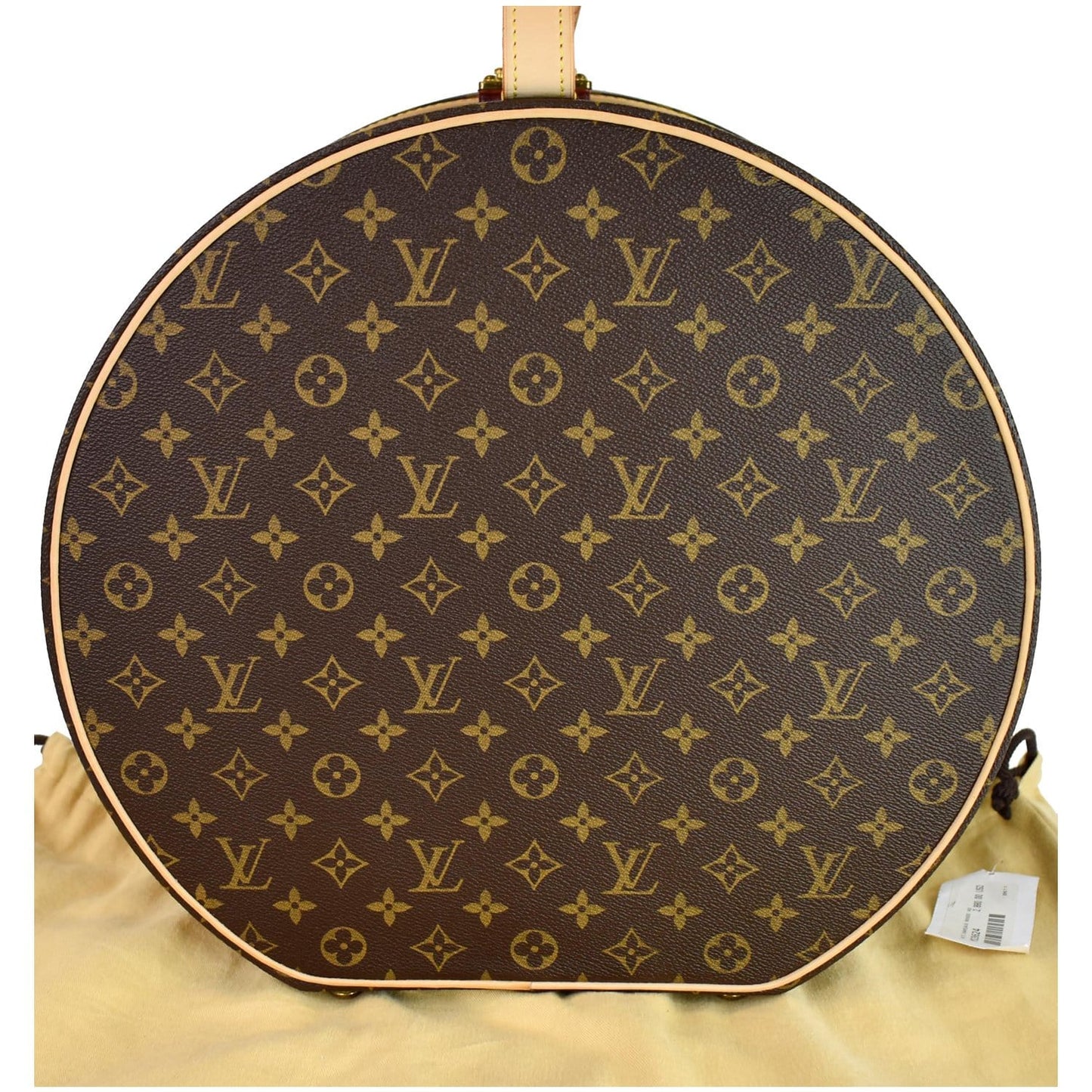 LOUIS VUITTON Hat Box 40 Monogram Canvas Travel Bag Brown