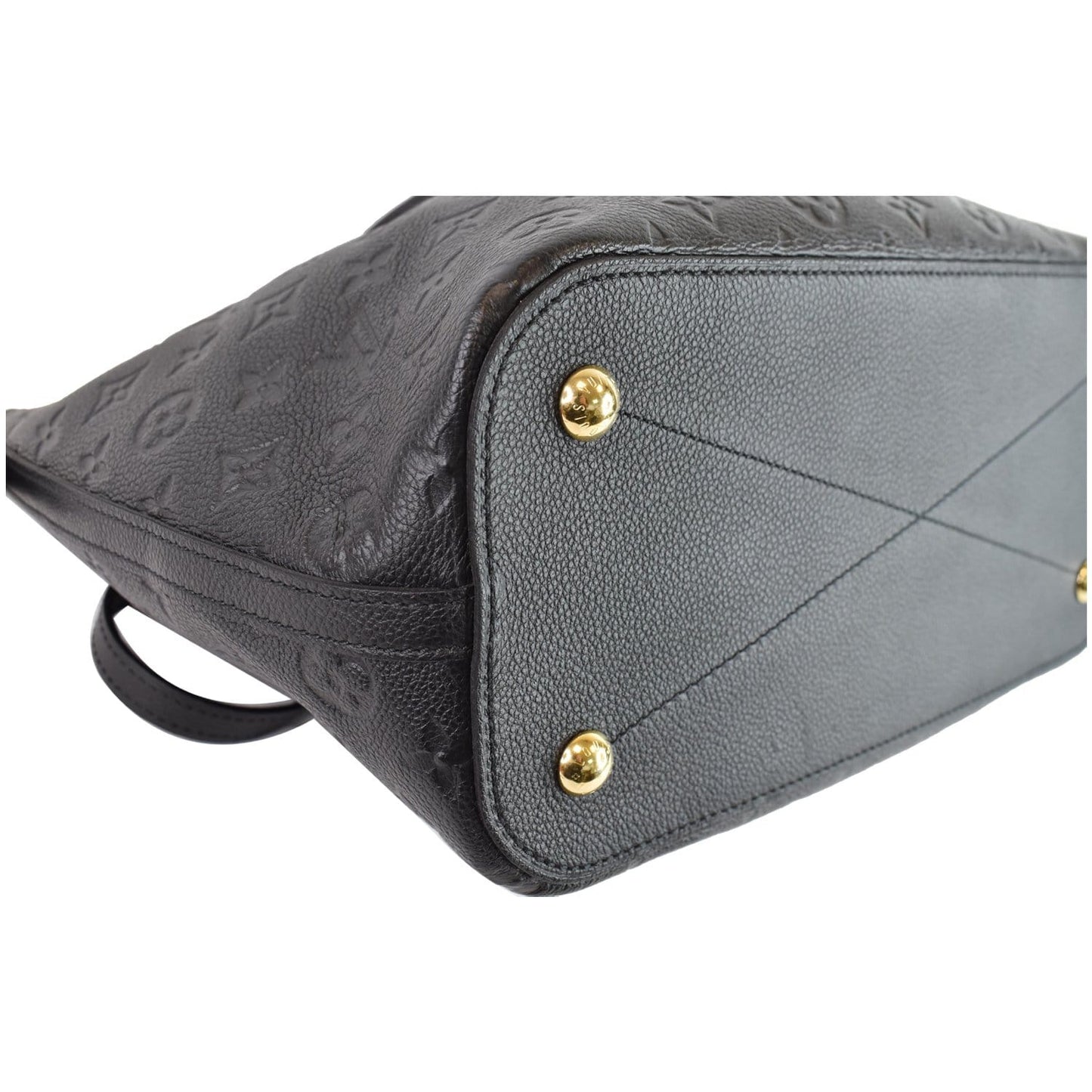 LOUIS VUITTON Mazarine MM Monogram Empreinte Shoulder Bag Black