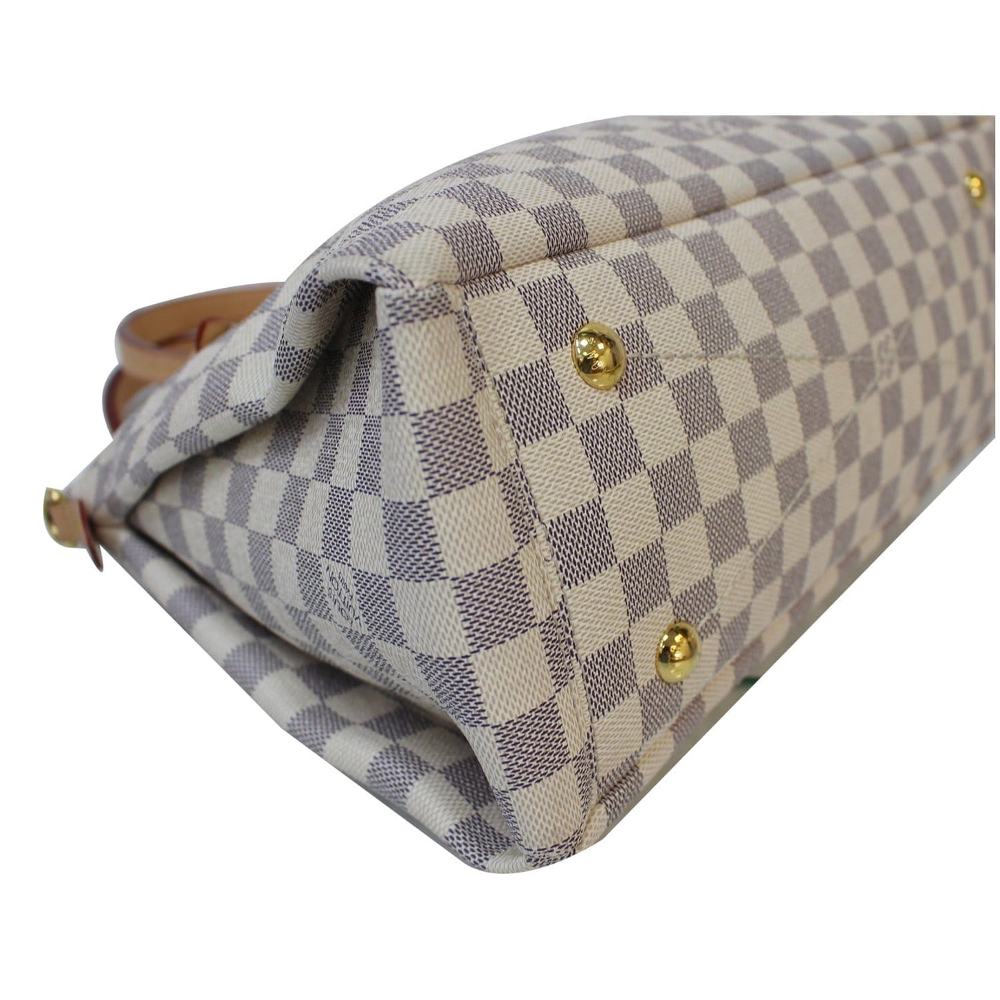 LOUIS VUITTON Lymington Damier Azur Shoulder Bag White