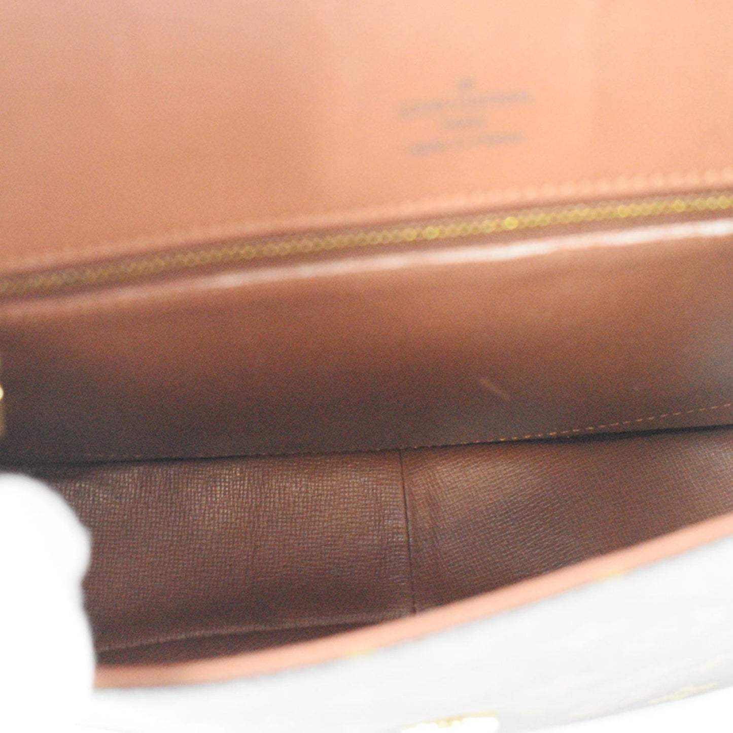 LOUIS VUITTON Saint Cloud GM Monogram Canvas Crossbody Bag Brown