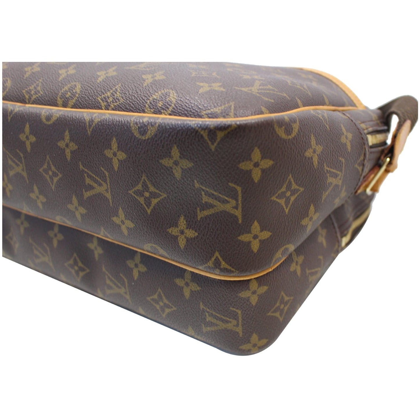 LOUIS VUITTON Reporter GM Monogram Canvas Shoulder Bag Brown - Last Call