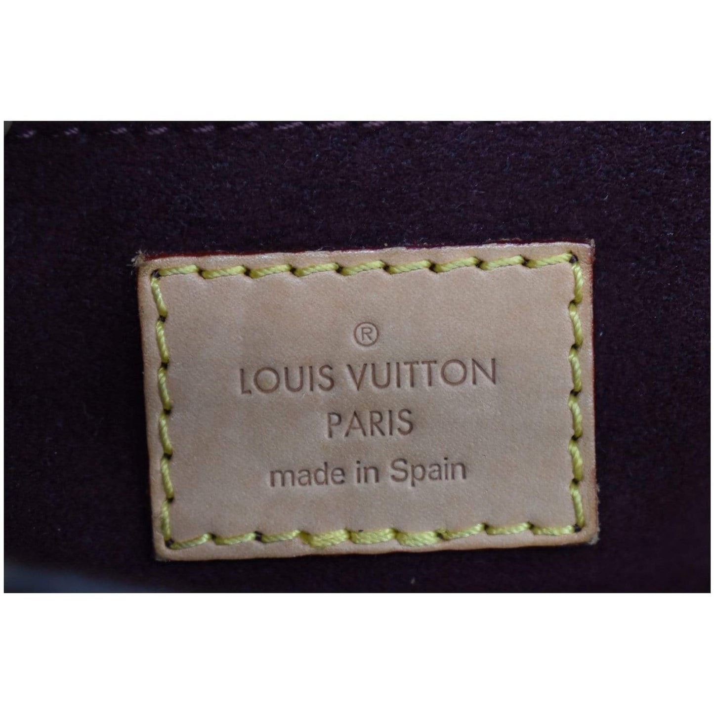 LOUIS VUITTON Montaigne MM Monogram Canvas Shoulder Bag Brown