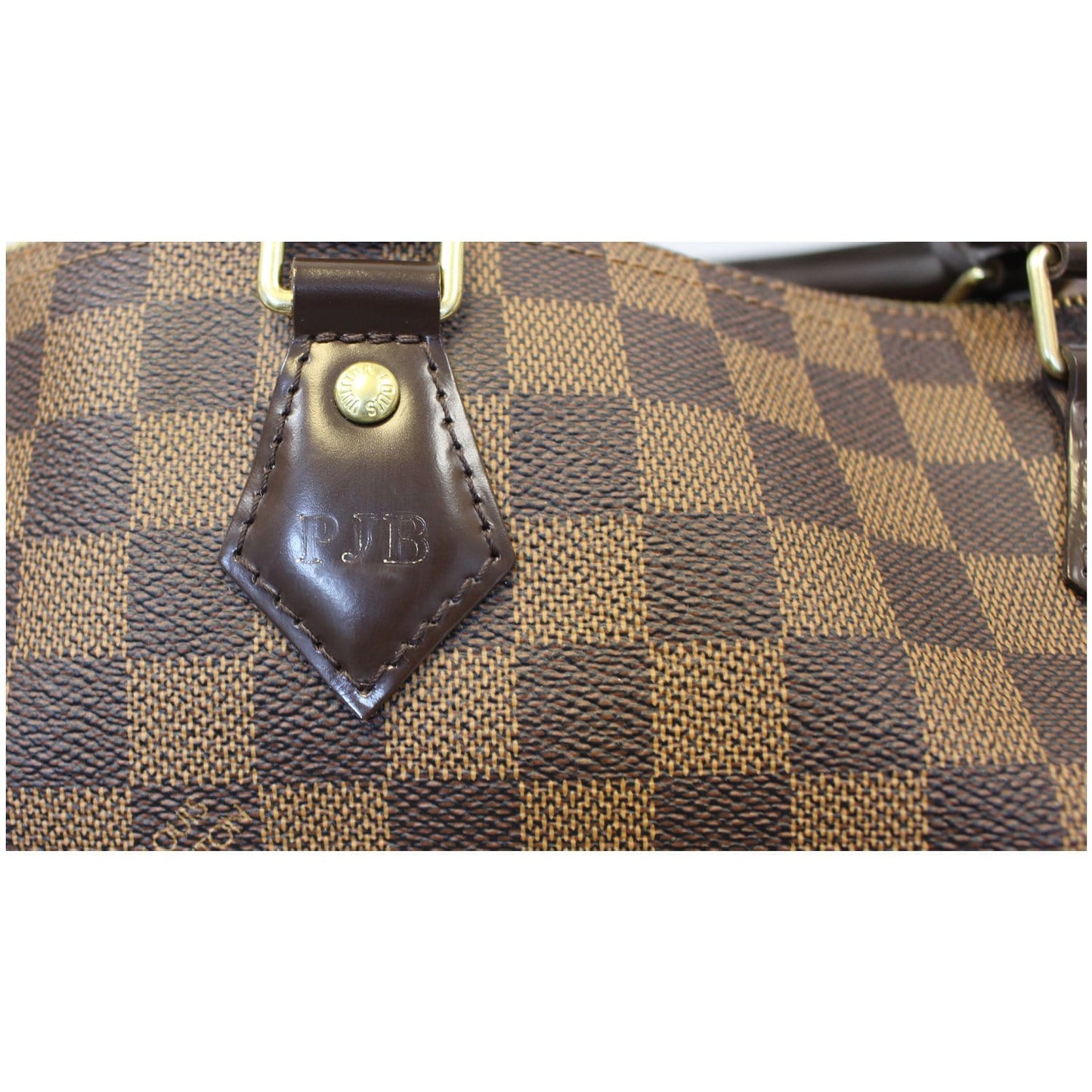 LOUIS VUITTON Speedy 30 Bandouliere Damier Ebene Shoulder Bag Brown
