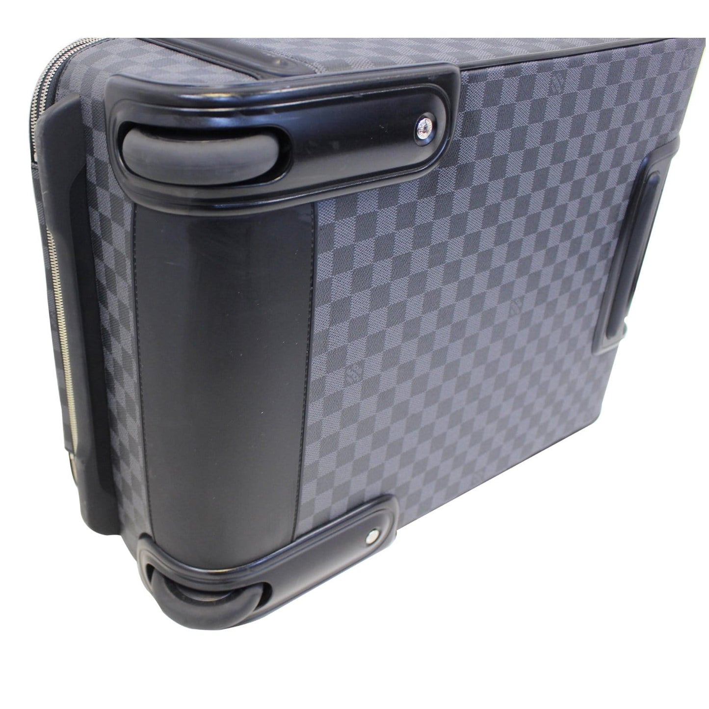 LOUIS VUITTON Pegase 55 Damier Graphite Business Suitcase Travel Bag Black