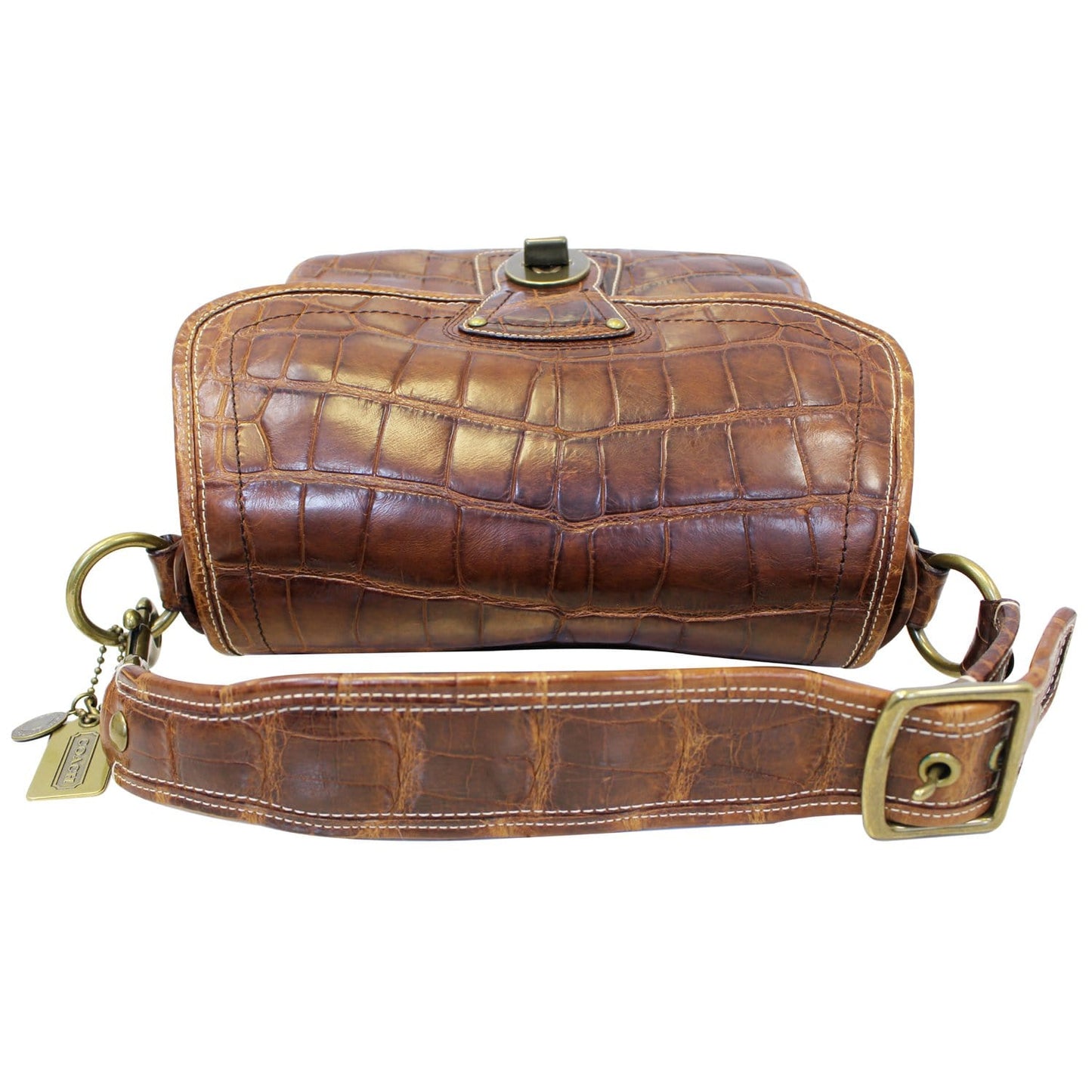 COACH Legacy Ali Alligator Leather Shoulder Bag Limited Edition