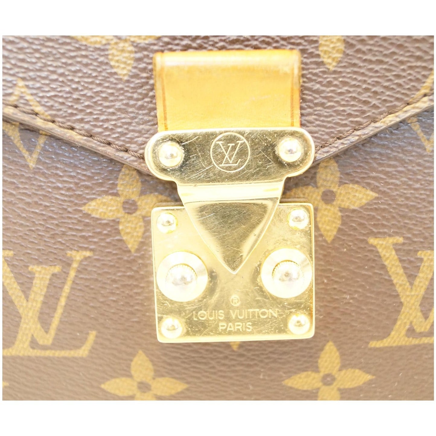 LOUIS VUITTON Metis Hobo Monogram Canvas Shoulder Bag Brown