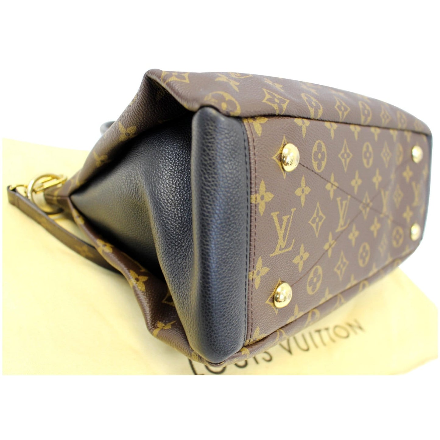 LOUIS VUITTON Pallas Monogram Canvas Shoulder Bag Noir