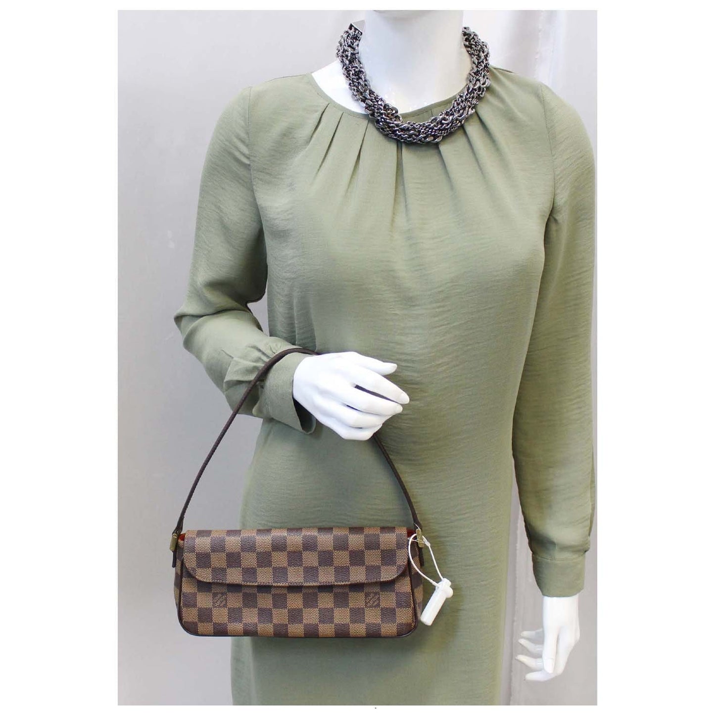 LOUIS VUITTON Recoleta Damier Ebene Shoulder Handbag