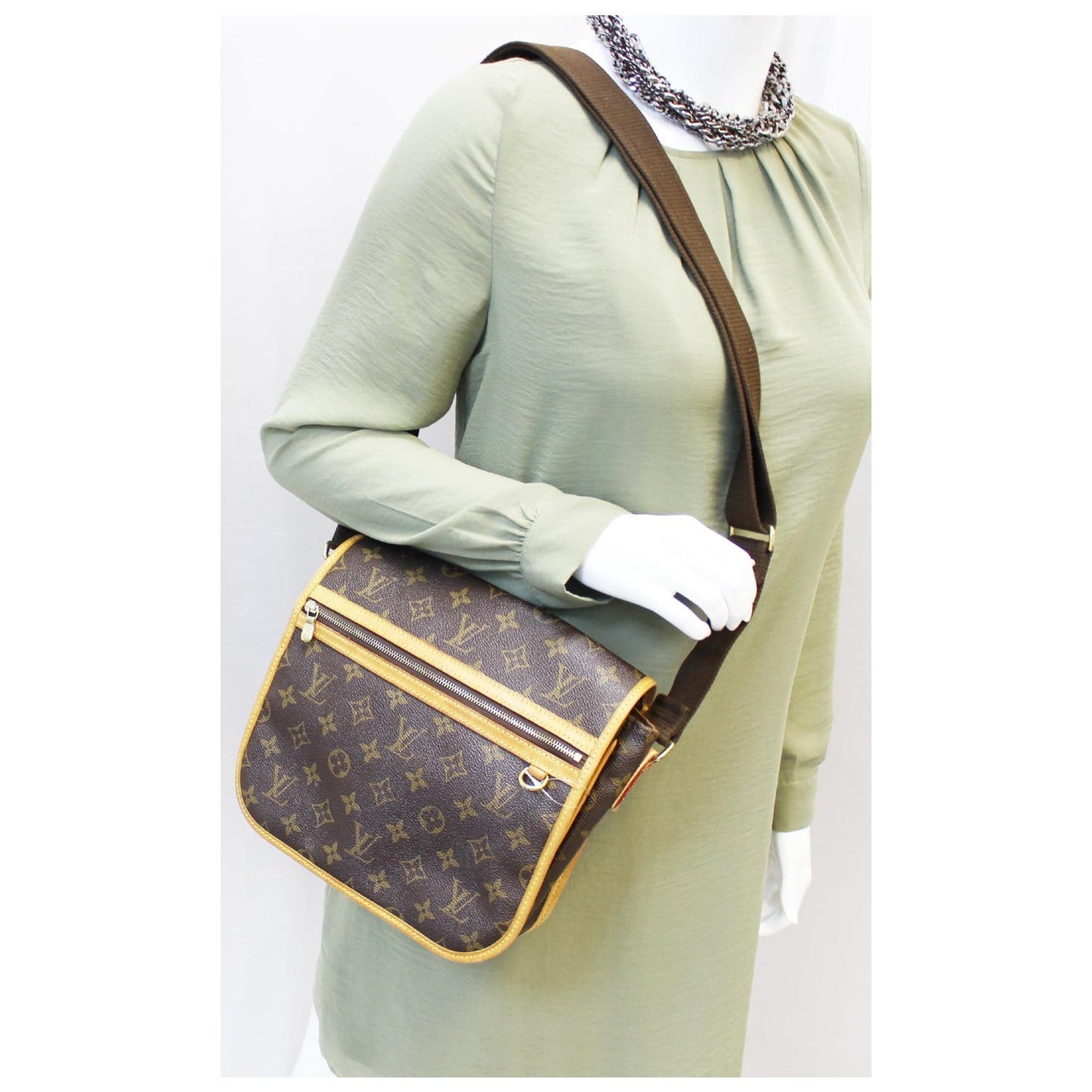 LOUIS VUITTON Bosphore PM Monogram Canvas Crossbody Bag