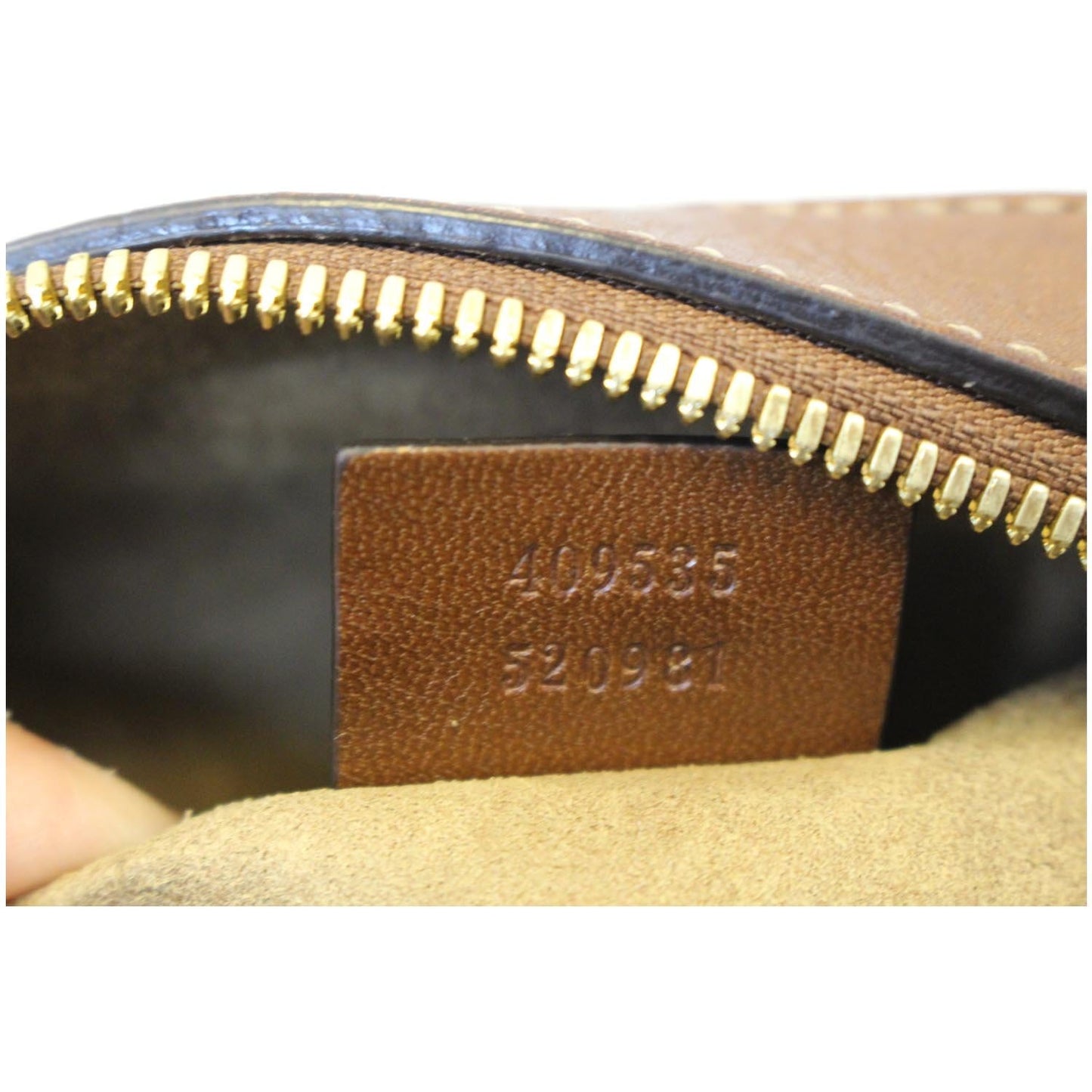 GUCCI GG Supreme Mini Chain Crossbody Bag Beige 409535