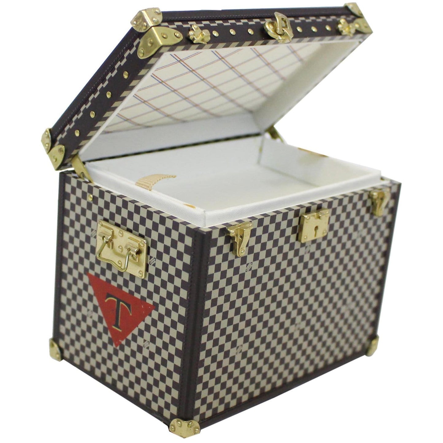 LOUIS VUITTON Mini Malle Chapeaux Damier Jewelry Box
