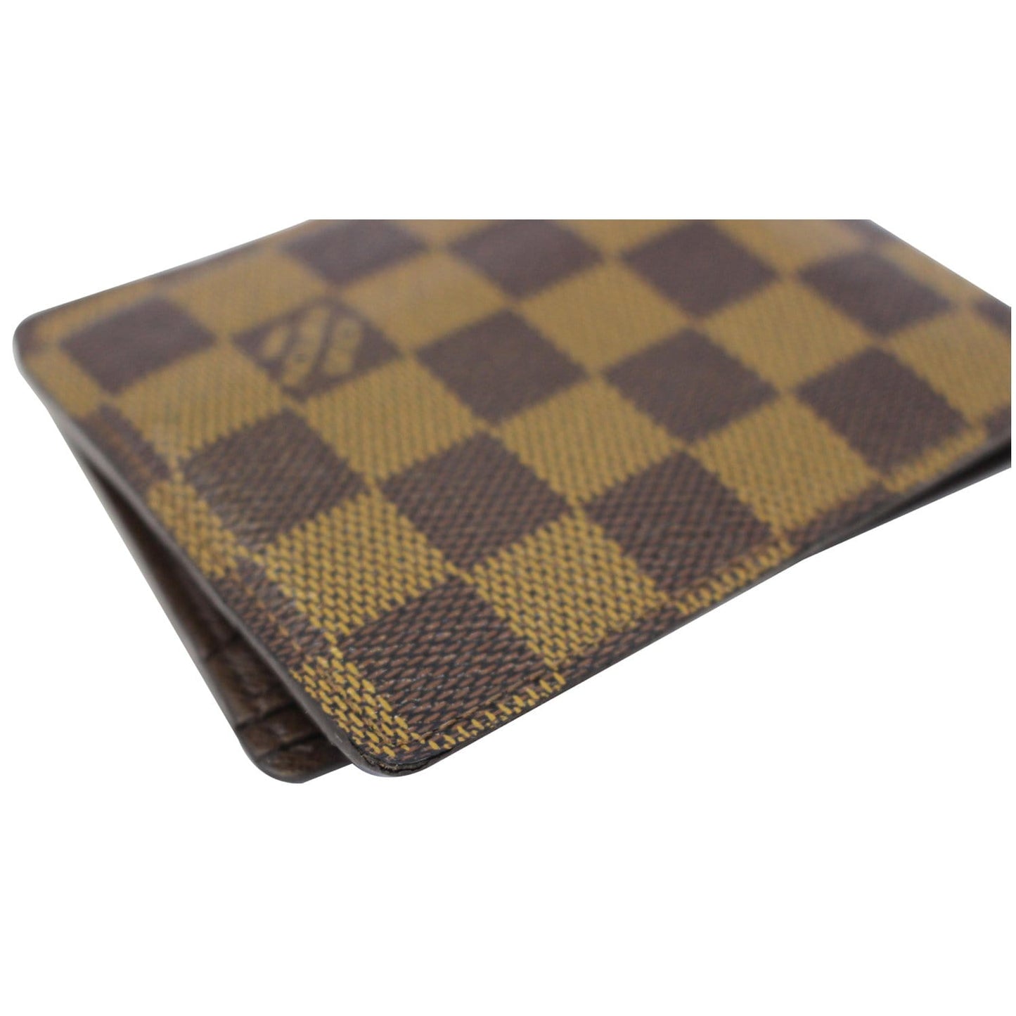 LOUIS VUITTON Multiple Damier Ebene Wallet Brown