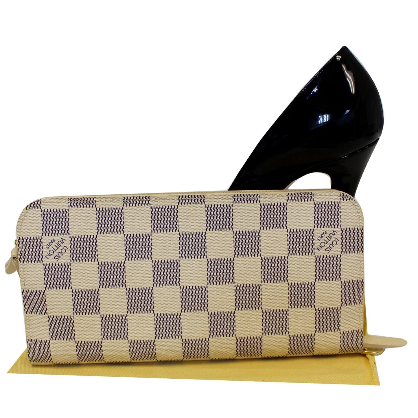 LOUIS VUITTON Insolite Damier Azur Wallet White