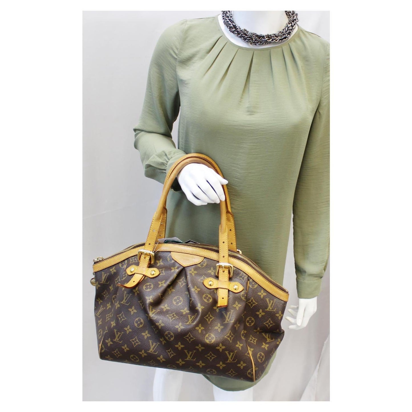 LOUIS VUITTON Tivoli GM Monogram Canvas Brown Shoulder Bag