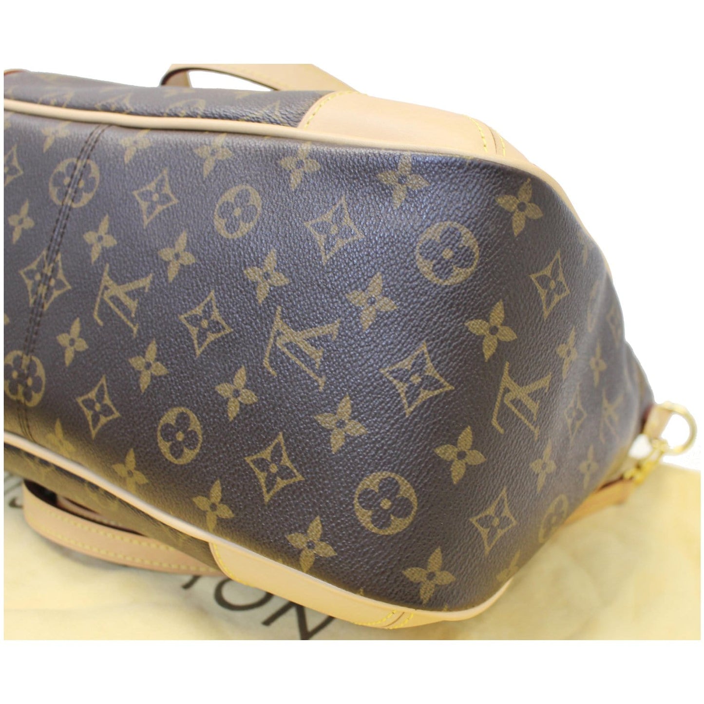 LOUIS VUITTON Estrela MM Monogram Canvas Shoulder Bag Brown