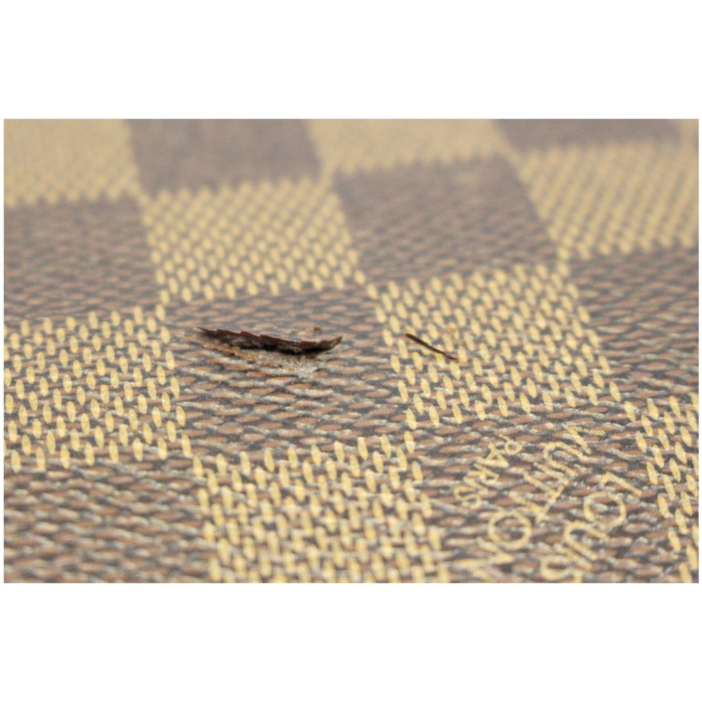 LOUIS VUITTON Keepall Bandouliere 55 Damier Ebene Travel Bag Brown