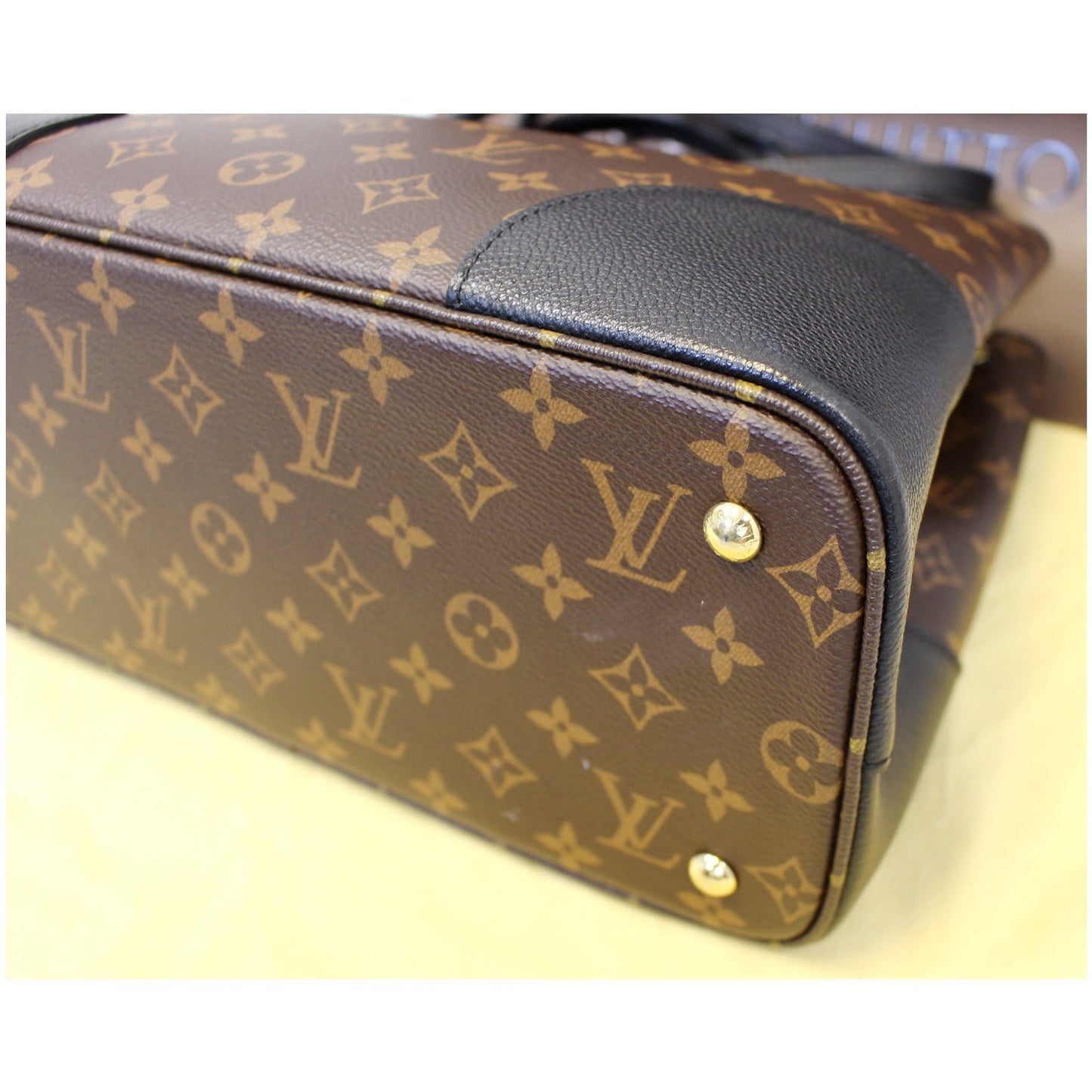 LOUIS VUITTON Flandrin Monogram Canvas Shoulder Handbag