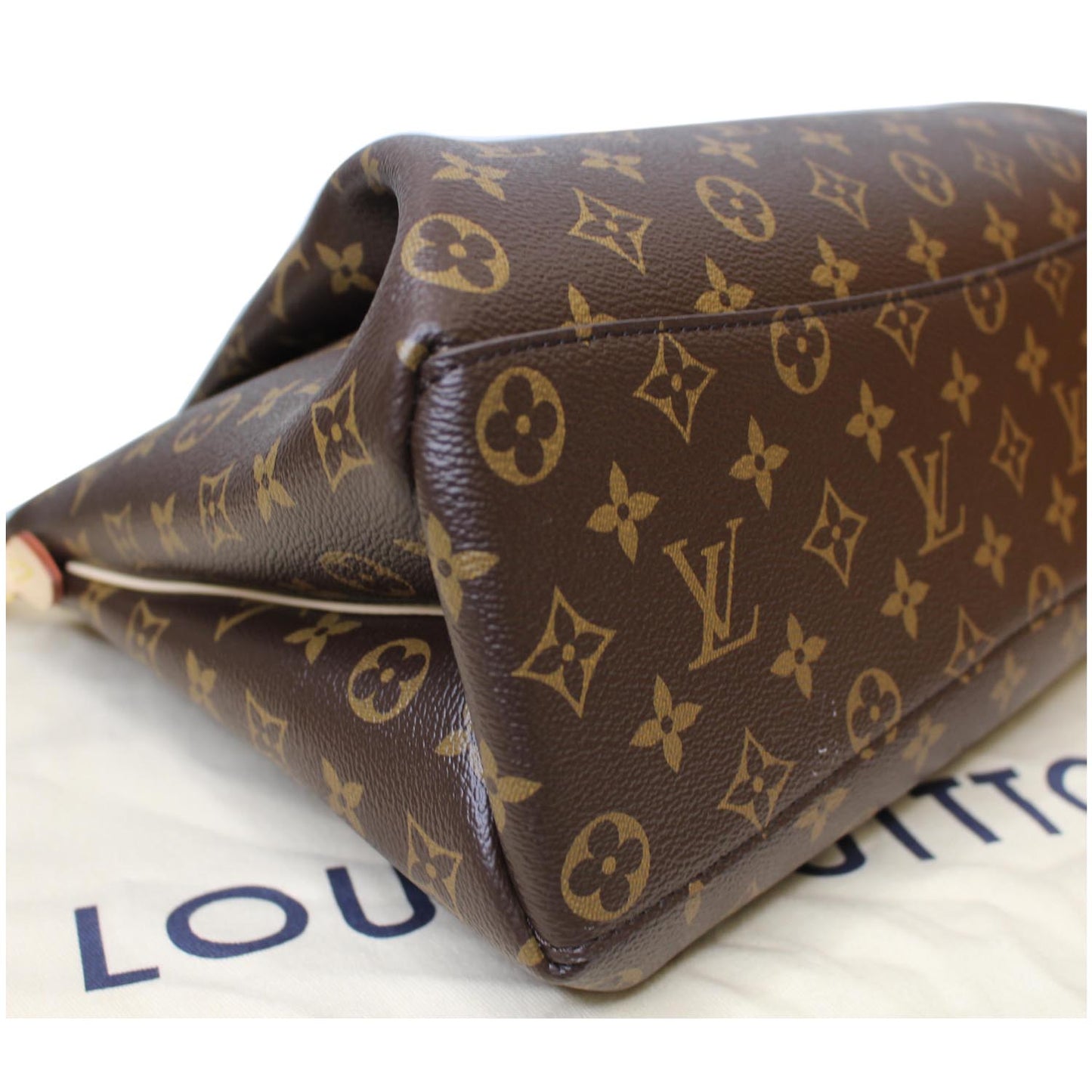 LOUIS VUITTON Rivoli MM Monogram Canvas 2WAY Shoulder Bag Brown