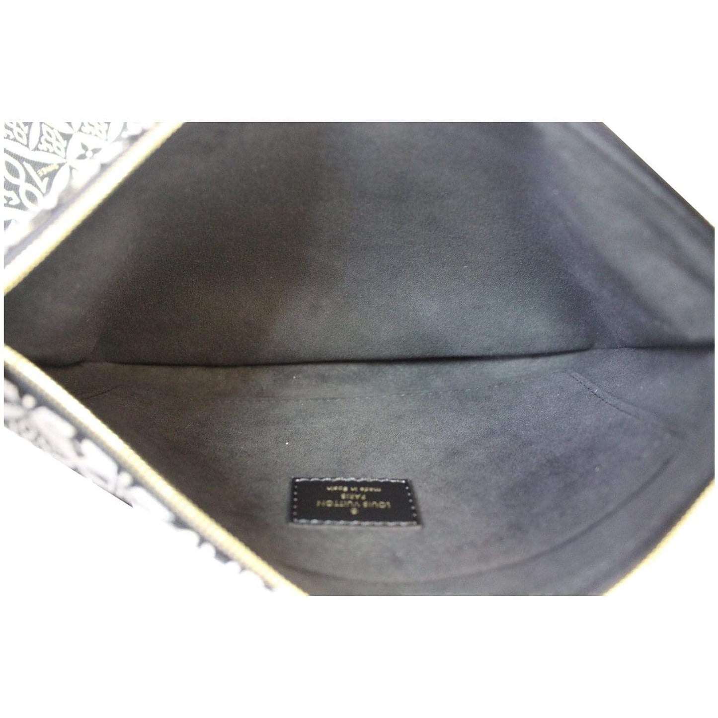 LOUIS VUITTON Since 1854 Neverfull MM Jacquard Shoulder Bag Grey