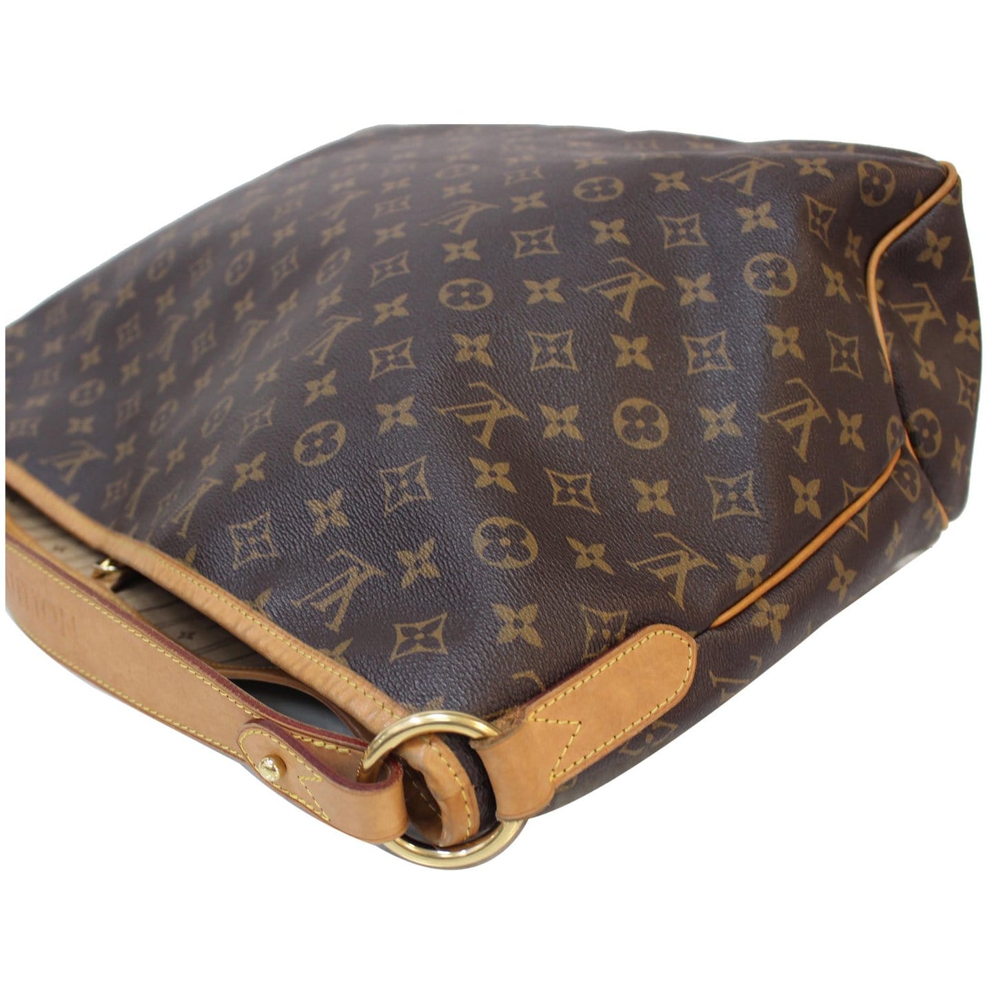 LOUIS VUITTON Delightful GM Monogram Canvas Shoulder Bag Brown