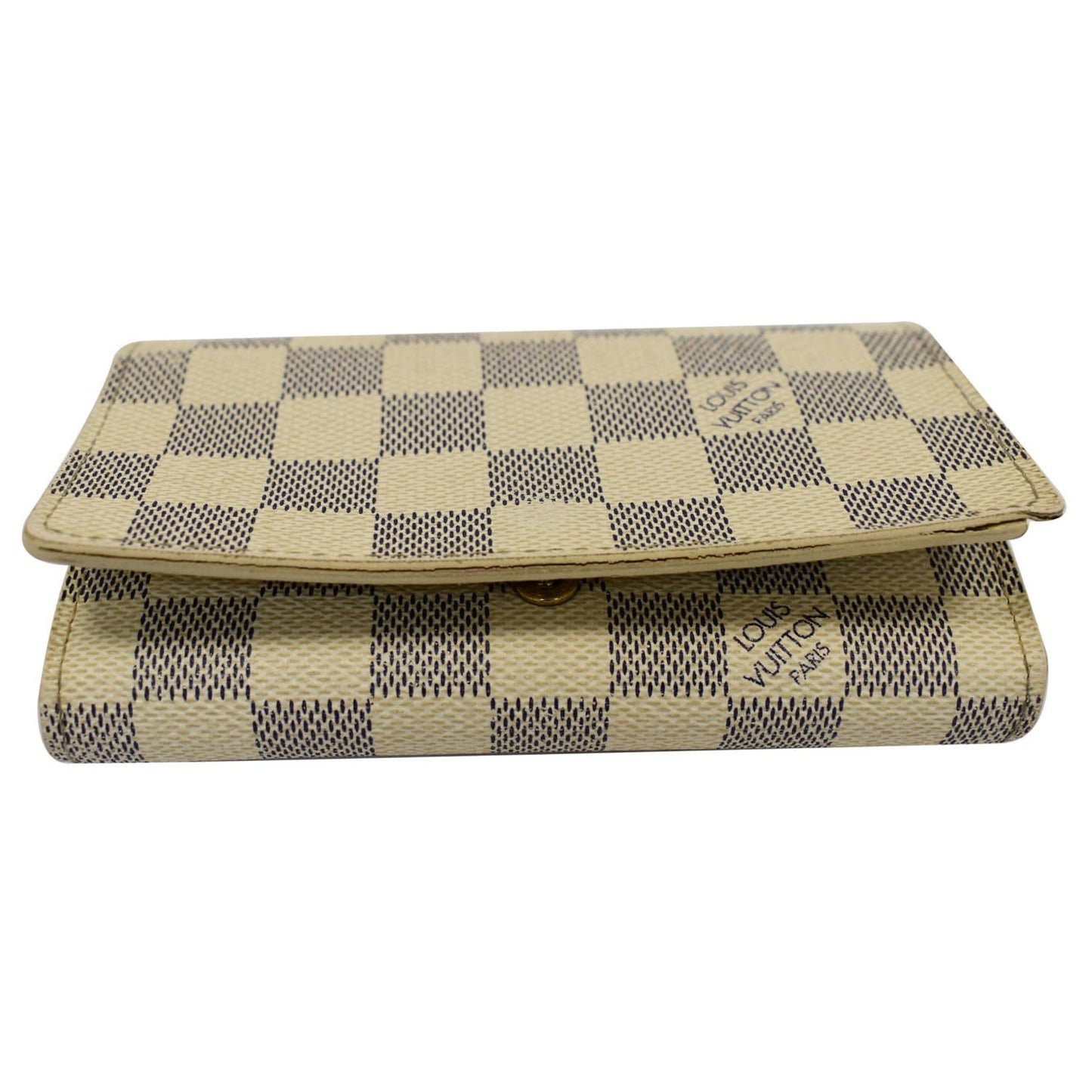 LOUIS VUITTON Zippy Damier Azur Wallet White - 15% OFF