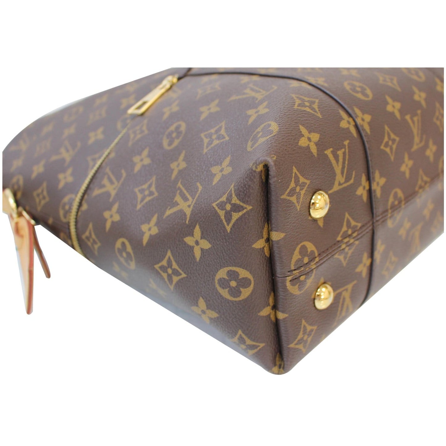 LOUIS VUITTON Melie Monogram Canvas Hobo Shoulder Bag Brown