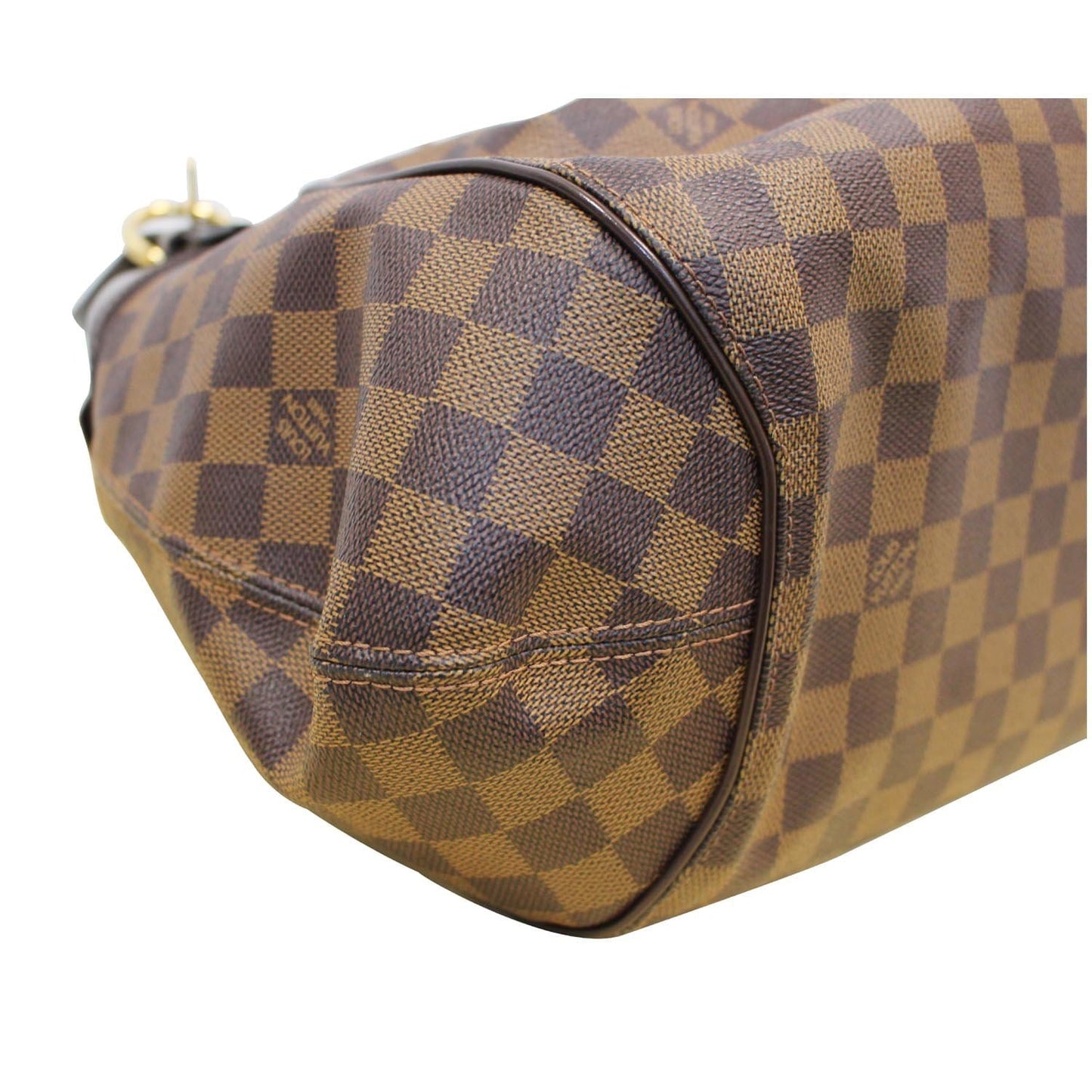 LOUIS VUITTON Sistina GM Damier Ebene Shoulder Bag Brown