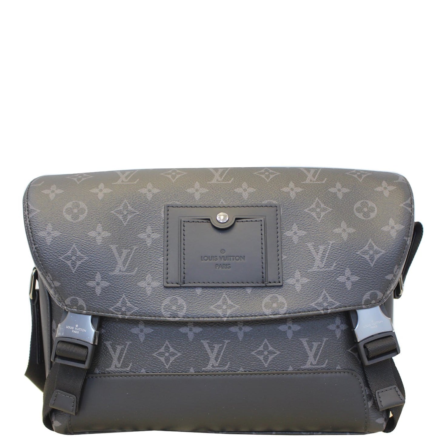 LOUIS VUITTON Voyager PM Monogram Eclipse Messenger Bag Black