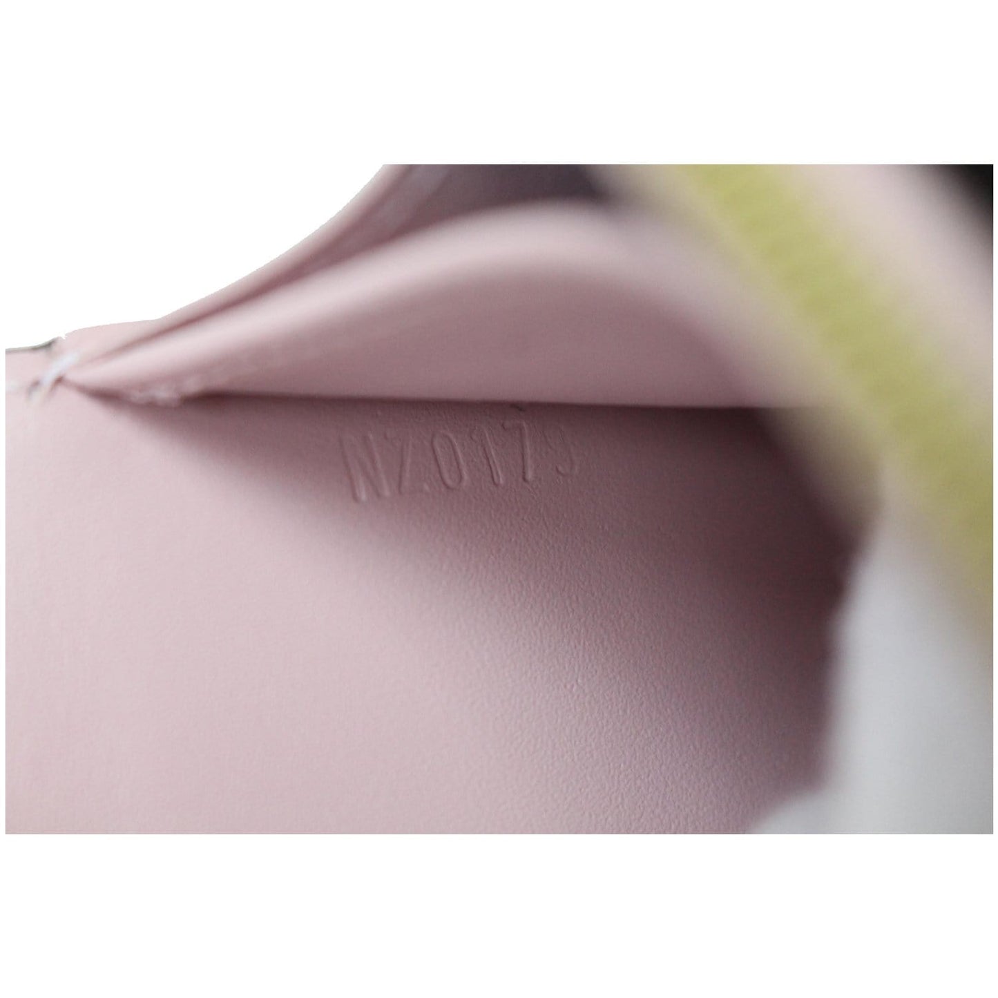 LOUIS VUITTON Cherrywood Monogram/Patent Leather Wallet Rose Ballerine