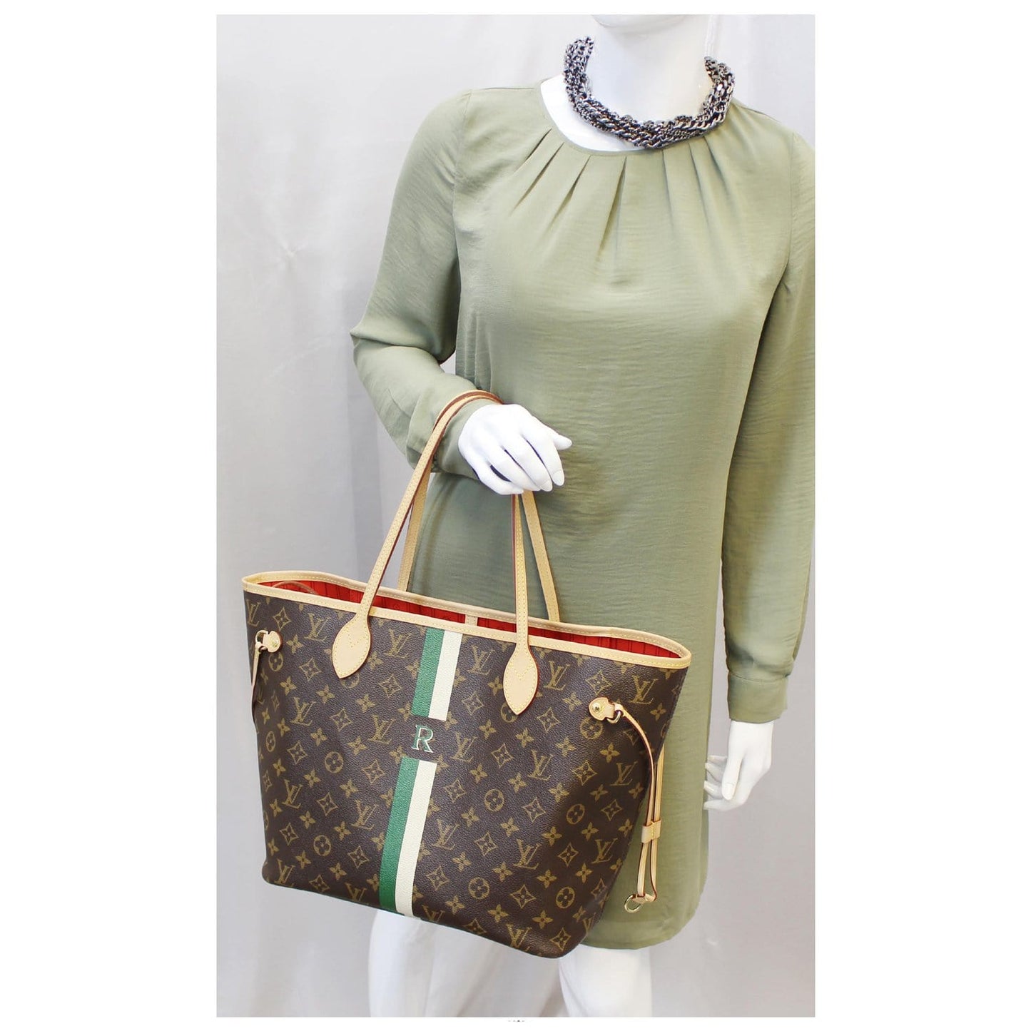 LOUIS VUITTON NEVERFULL MM MON MONOGRAM CANVAS TOTE BAG