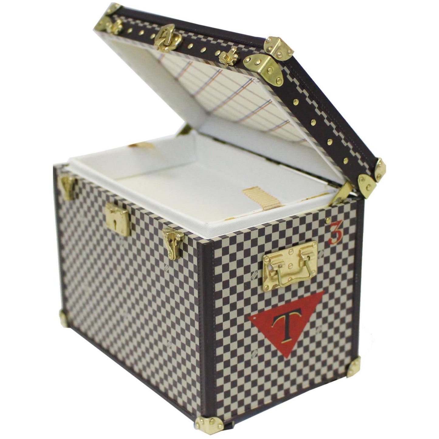 LOUIS VUITTON Mini Malle Chapeaux Damier Jewelry Box