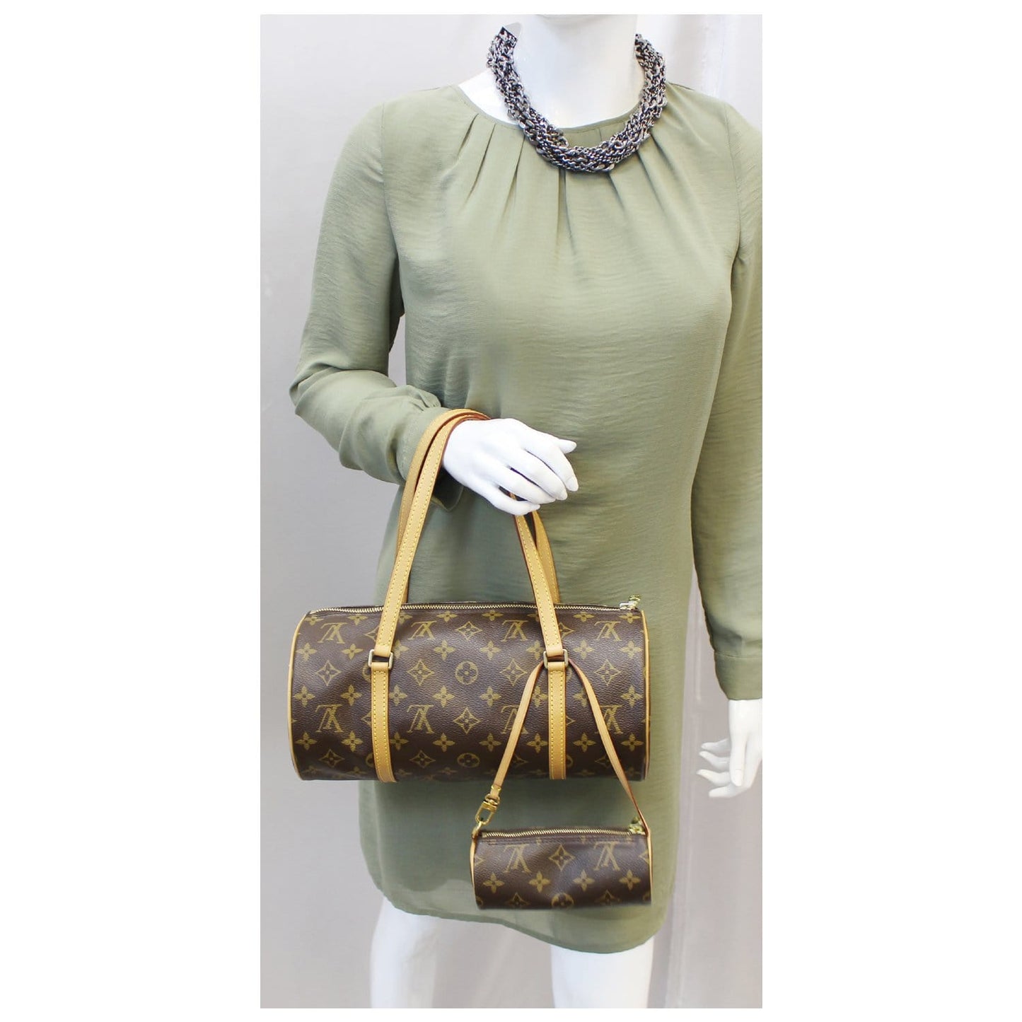 LOUIS VUITTON Papillon 30 Monogram Canvas Shoulder Bag