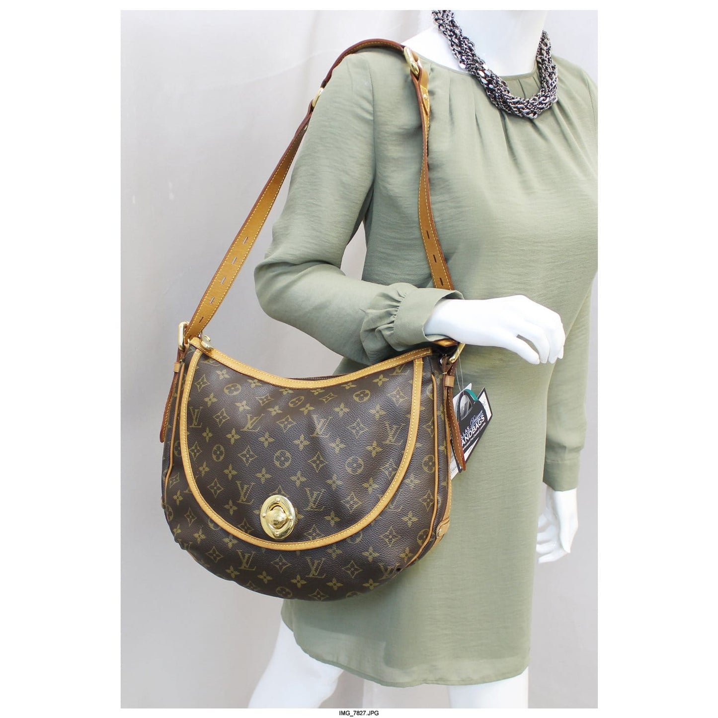 LOUIS VUITTON Tulum GM Monogram Canvas Shoulder Bag