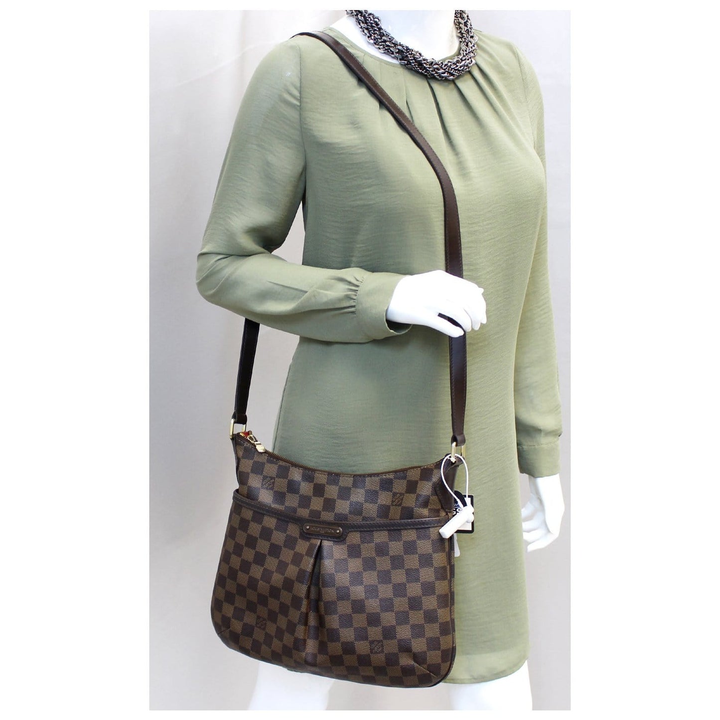 LOUIS VUITTON Bloomsbury PM Damier Ebene Shoulder Bag