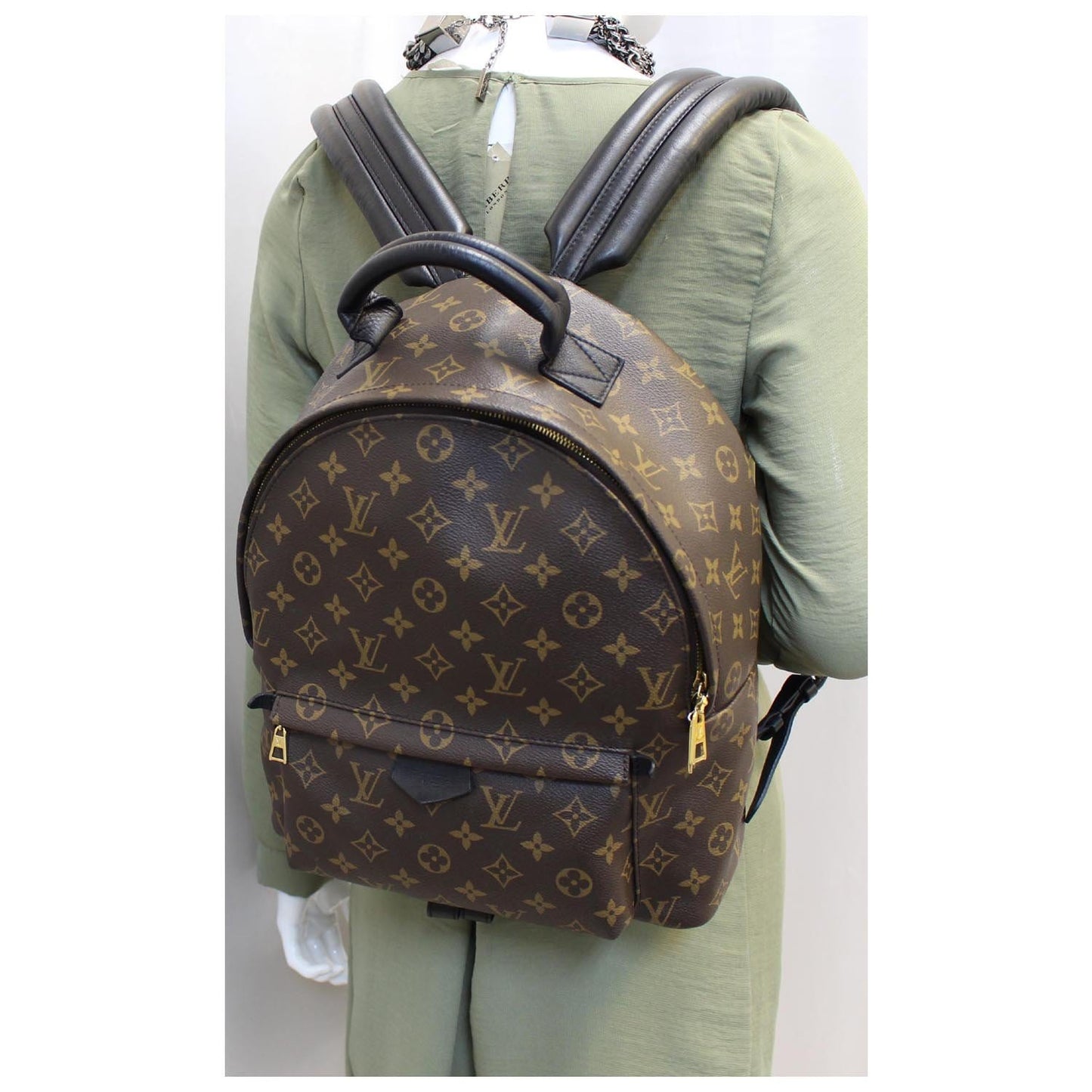 LOUIS VUITTON Palm Springs MM Monogram Canvas Backpack Bag