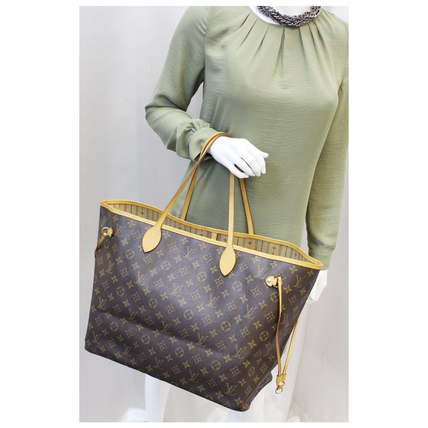 LOUIS VUITTON Neverfull GM Monogram Canvas Shoulder Bag