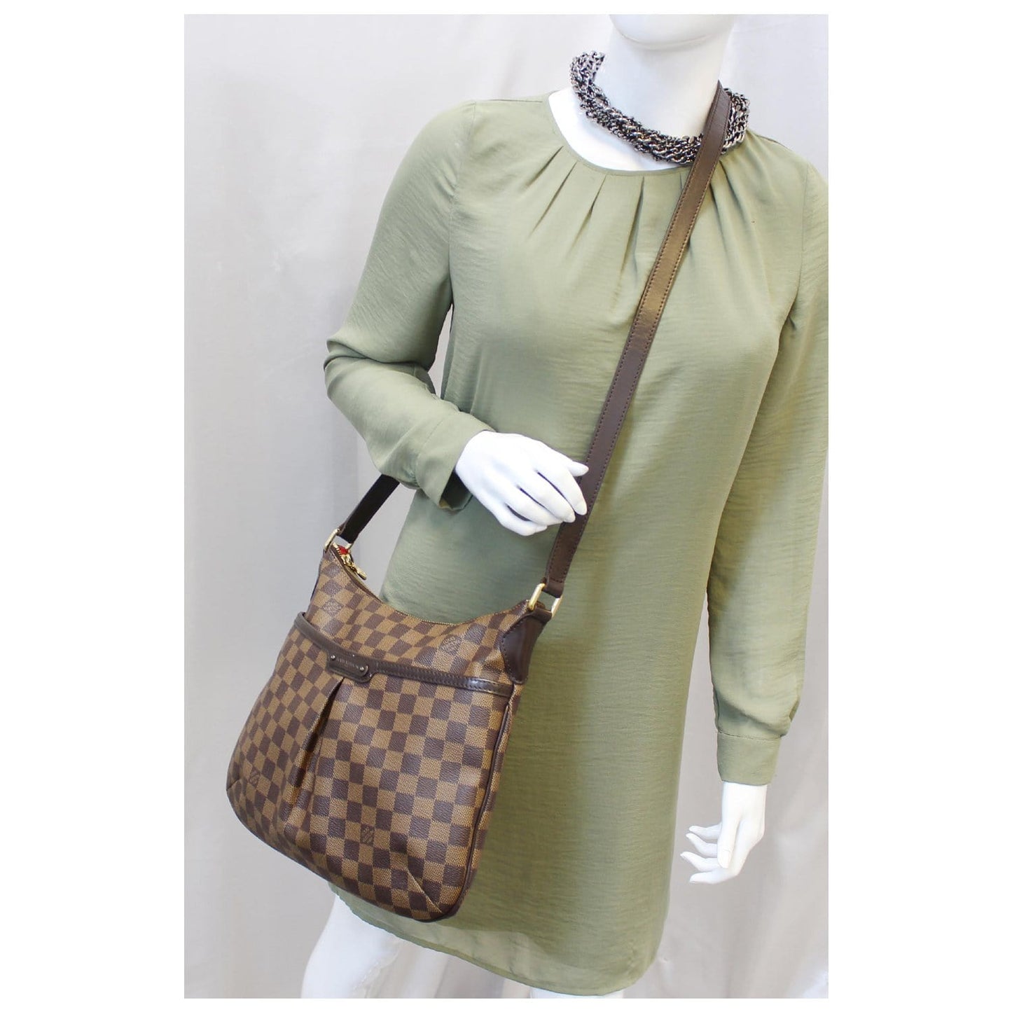 LOUIS VUITTON Bloomsbury PM Damier Ebene Shoulder Bag