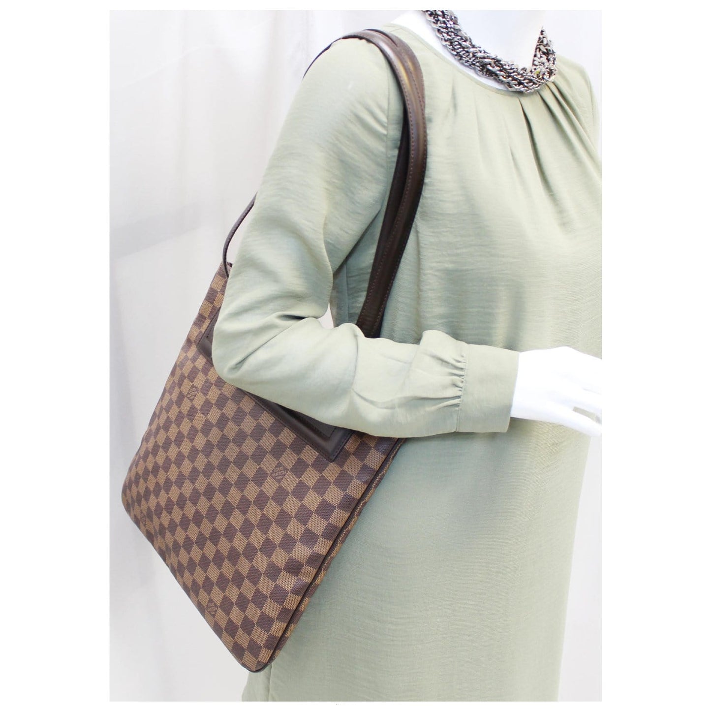 LOUIS VUITTON Parioli PM Damier Ebene Shoulder Tote Bag
