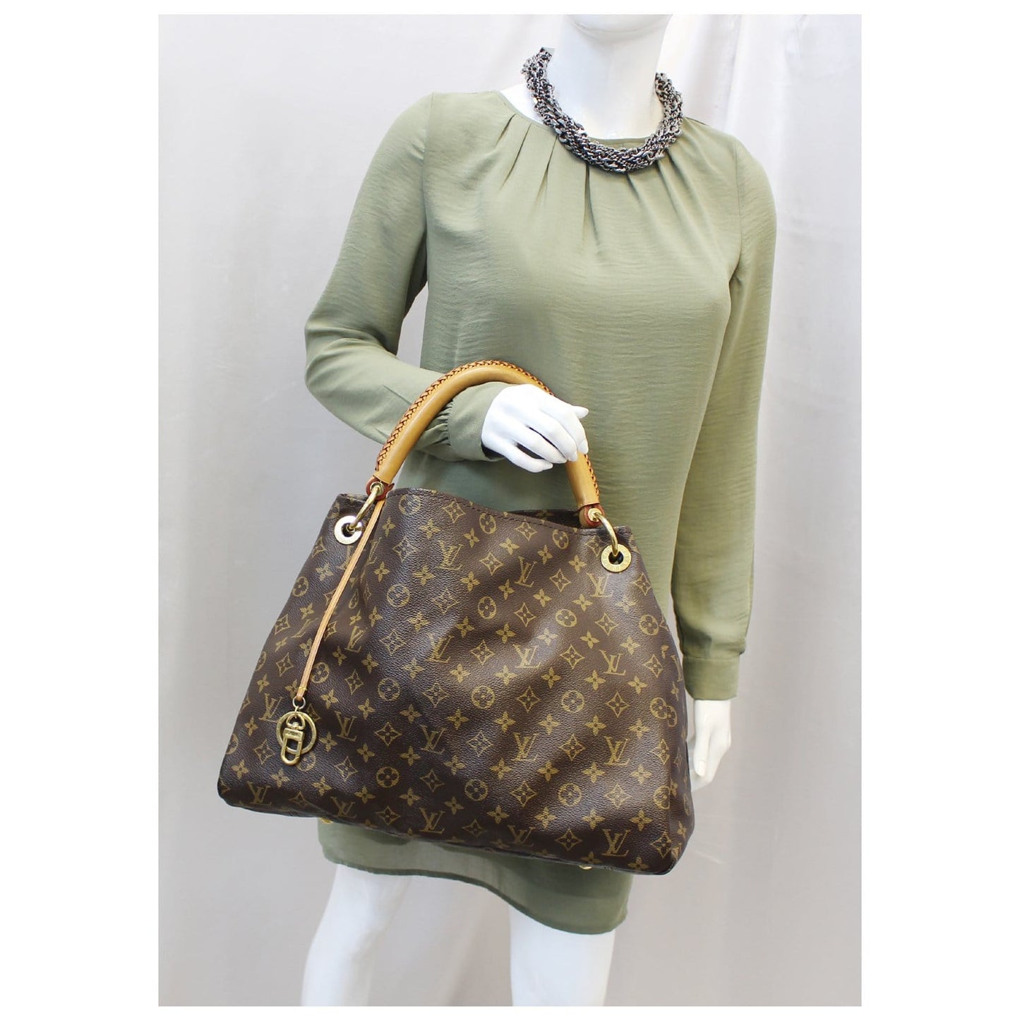 LOUIS VUITTON Artsy MM Monogram Canvas Hobo Shoulder Bag