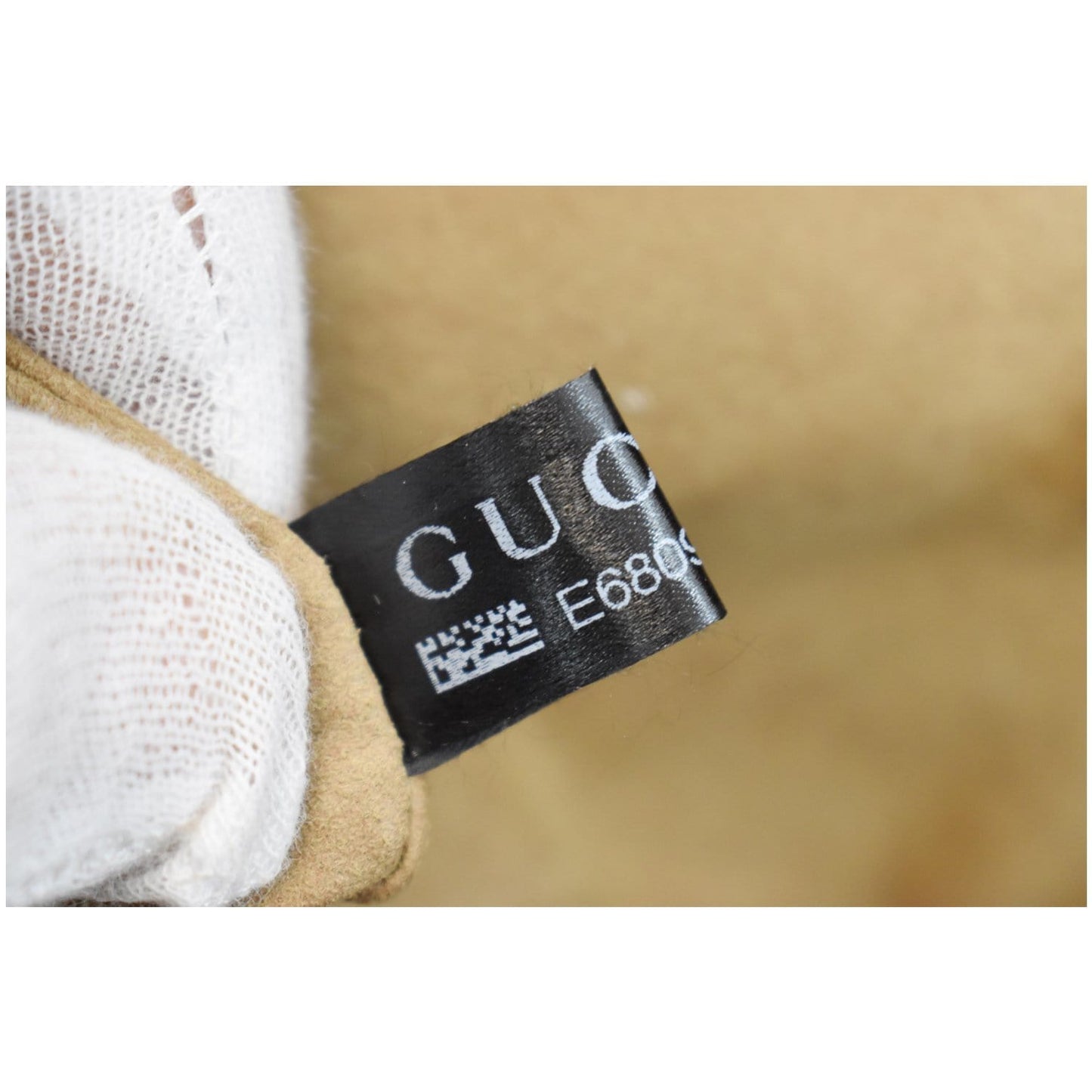 GUCCI Padlock Small GG Supreme Canvas Shoulder Bag Beige/Ebony 498156