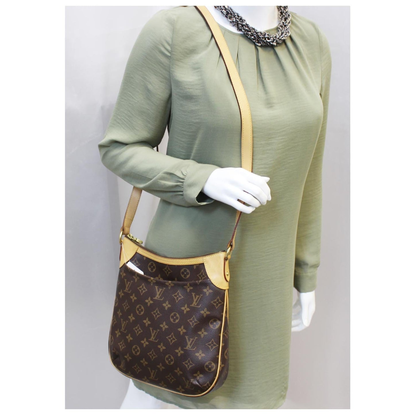 LOUIS VUITTON Odeon PM Monogram Canvas Shoulder Crossbody Bag
