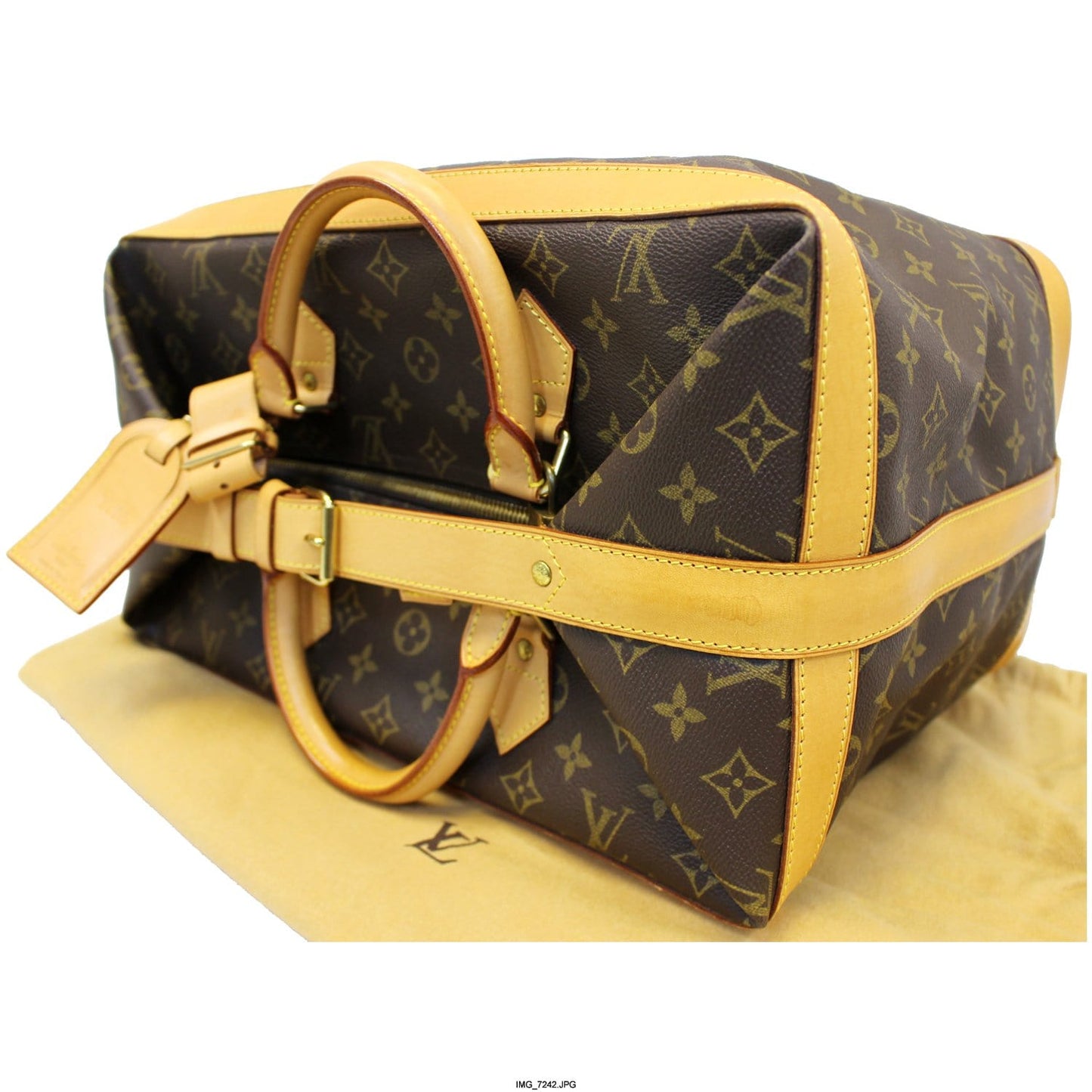LOUIS VUITTON Cruiser 40 Monogram Canvas Boston Travel Bag