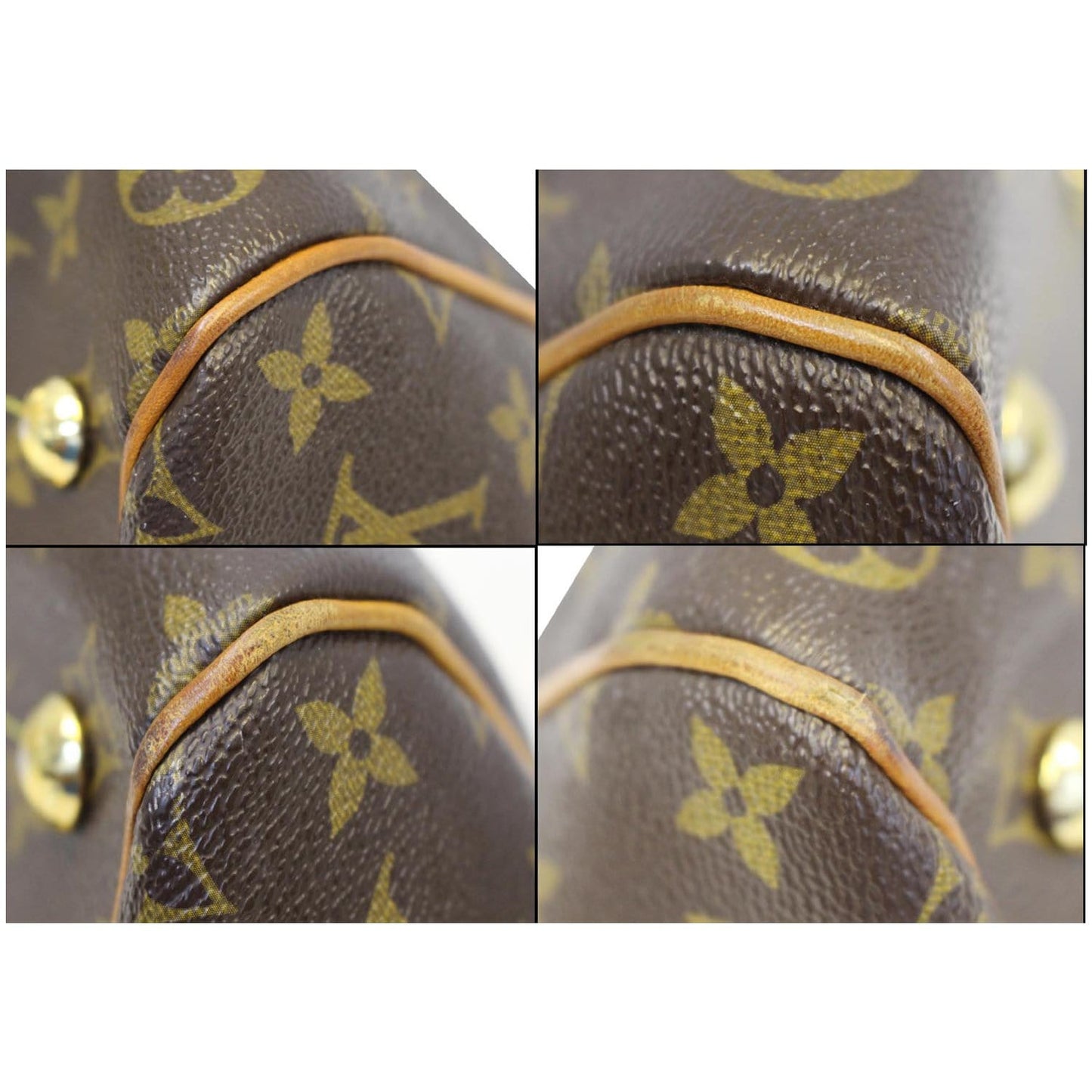 LOUIS VUITTON Tivoli PM Monogram Canvas Satchel Bag Brown - 20% OFF