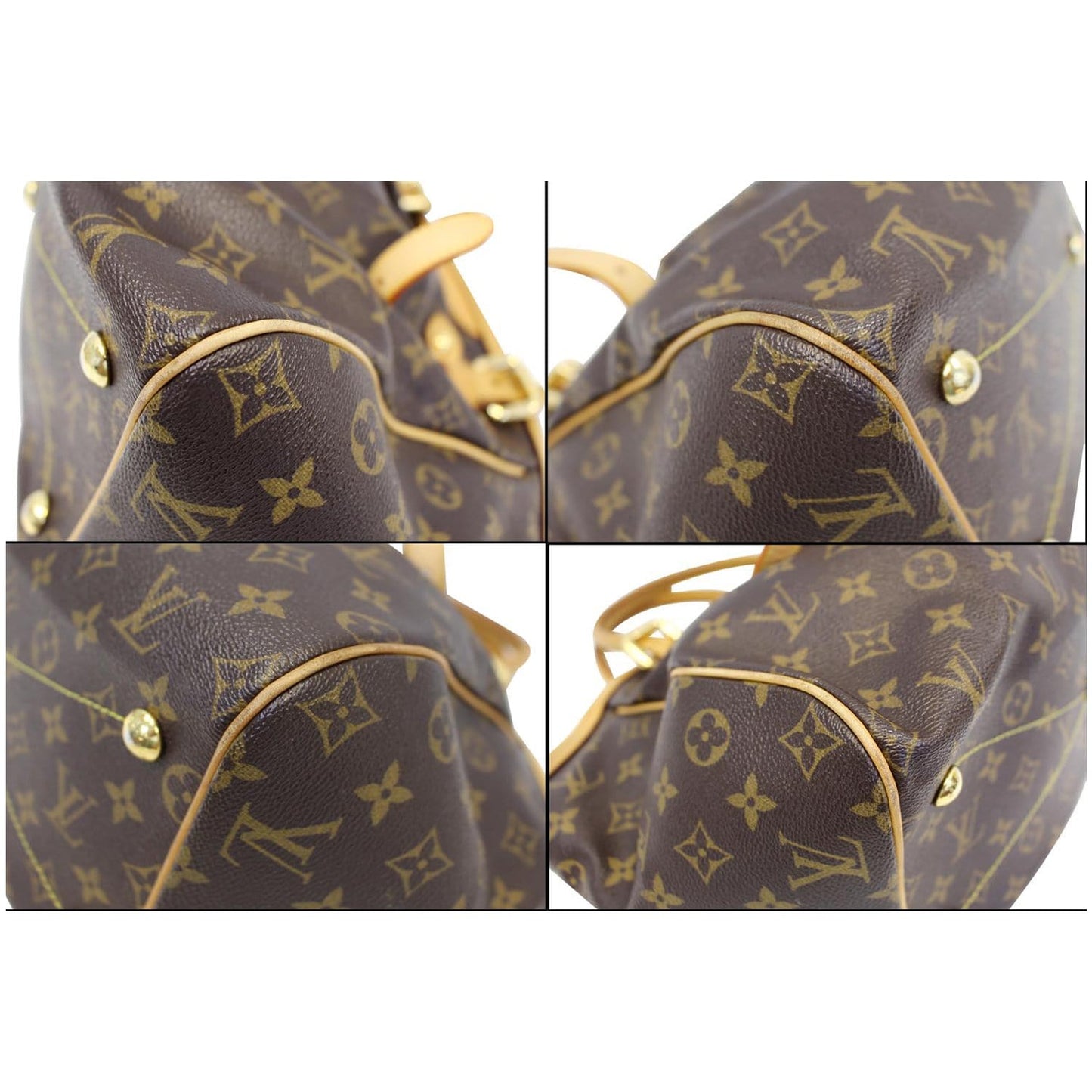 LOUIS VUITTON Tivoli GM Monogram Canvas Brown Shoulder Bag Brown