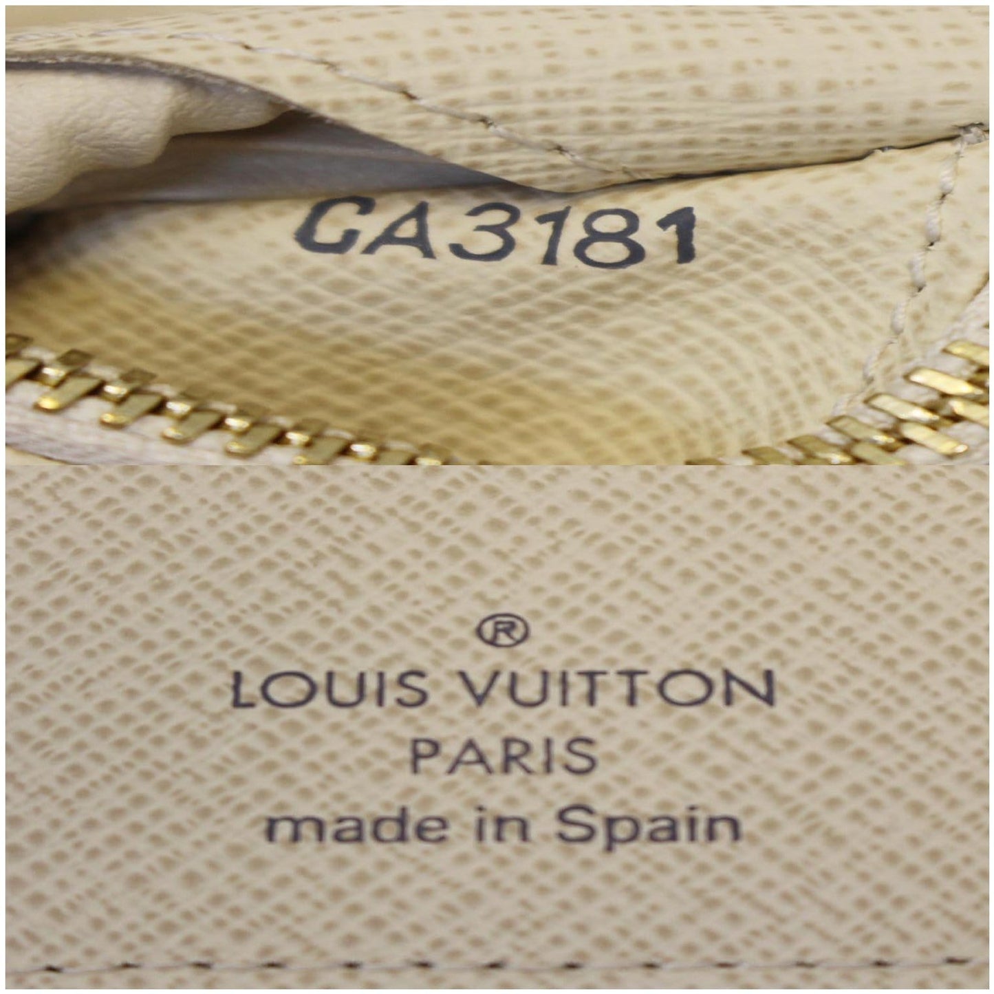 LOUIS VUITTON Insolite Damier Azur Wallet White